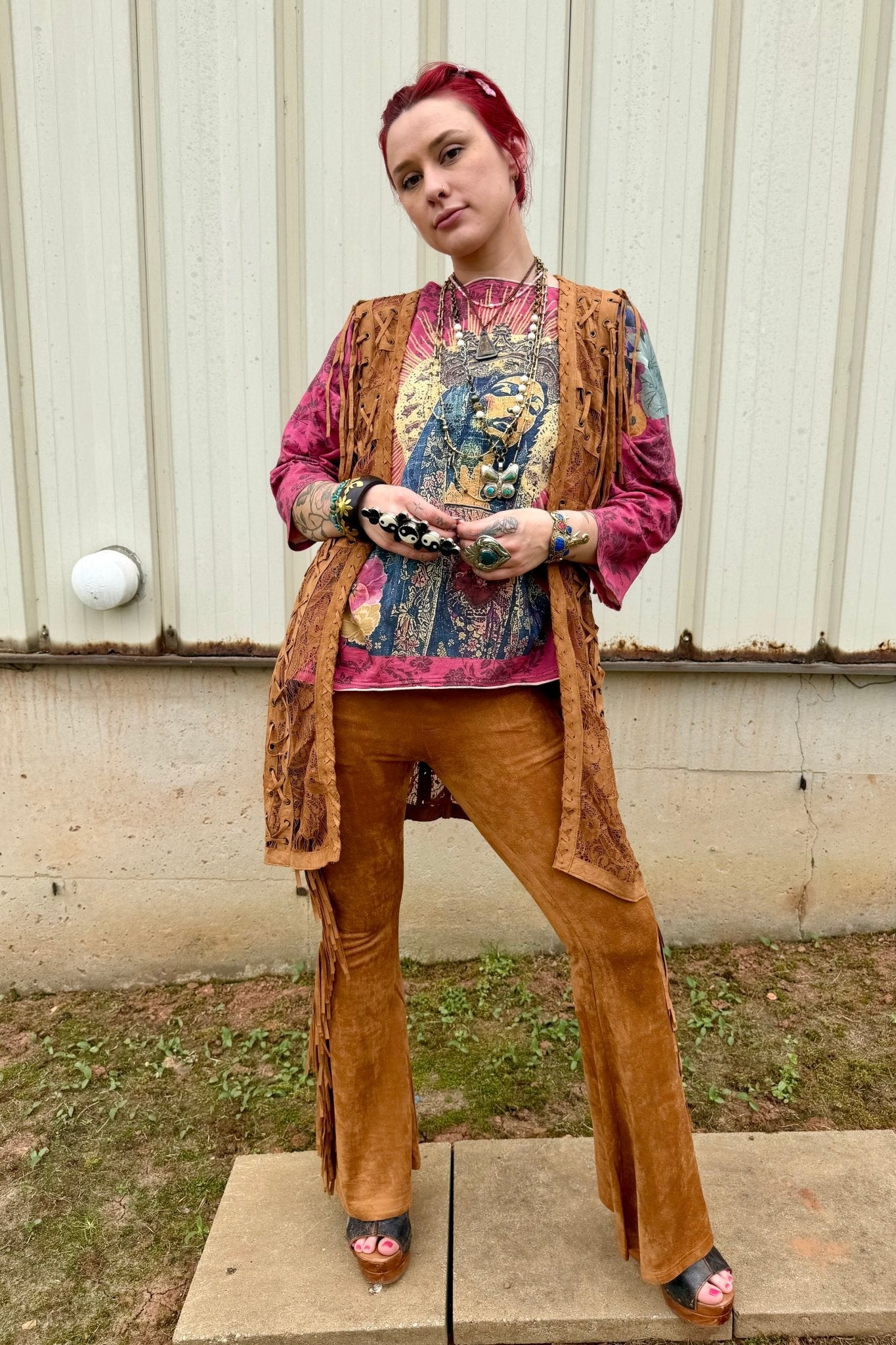 Not so Plain Jane Eyelet Vest - ivyandlavyboutique ivyandlavyboutique