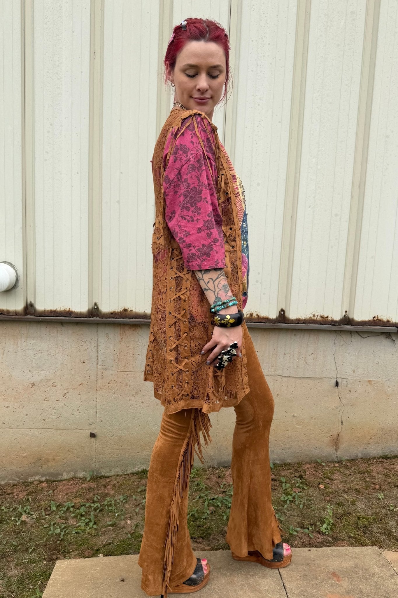 Not so Plain Jane Eyelet Vest - ivyandlavyboutique ivyandlavyboutique