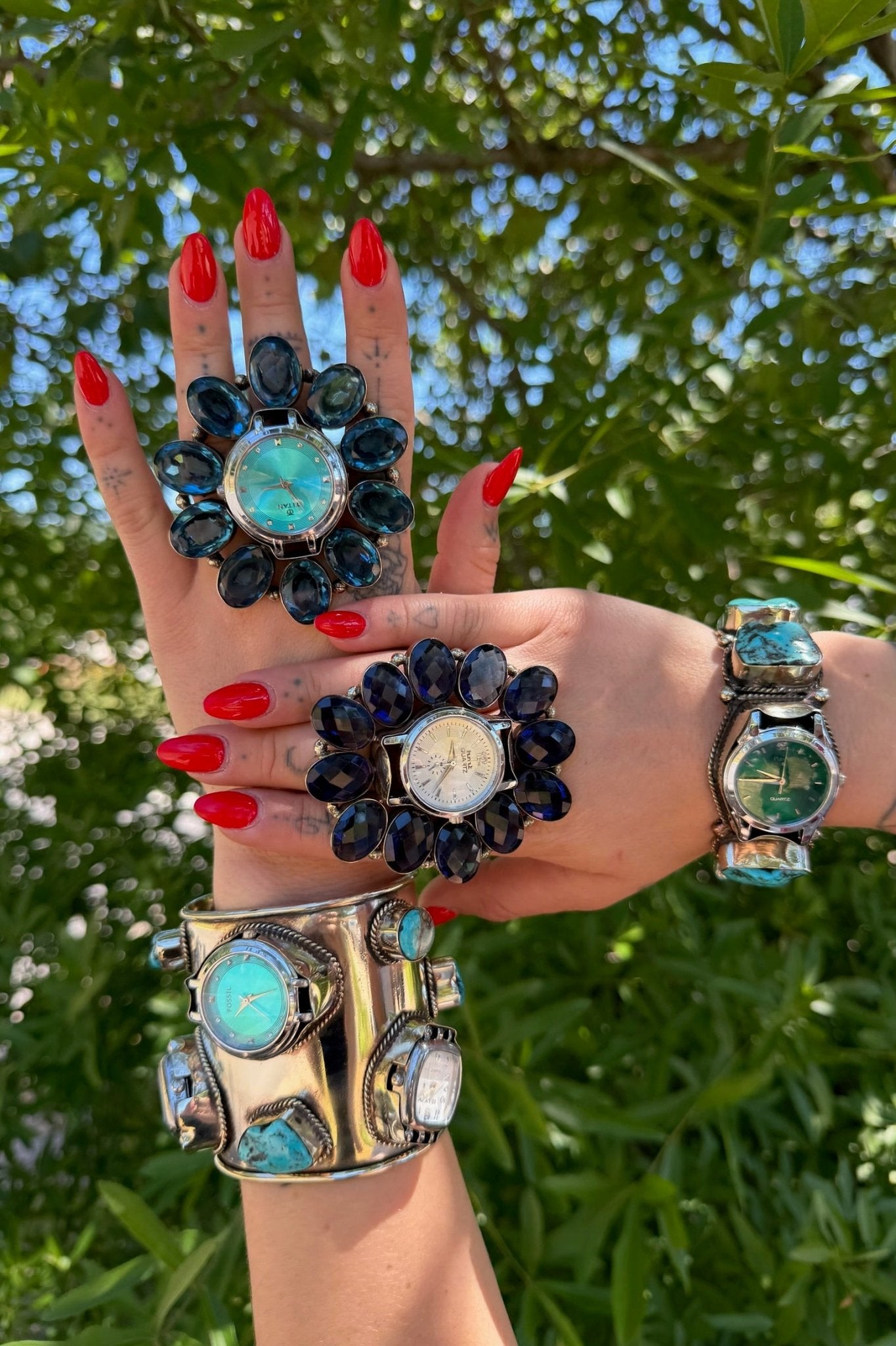 Off the Clock Watch Cuff - Combo 2 - ivyandlavyboutique ivyandlavyboutique