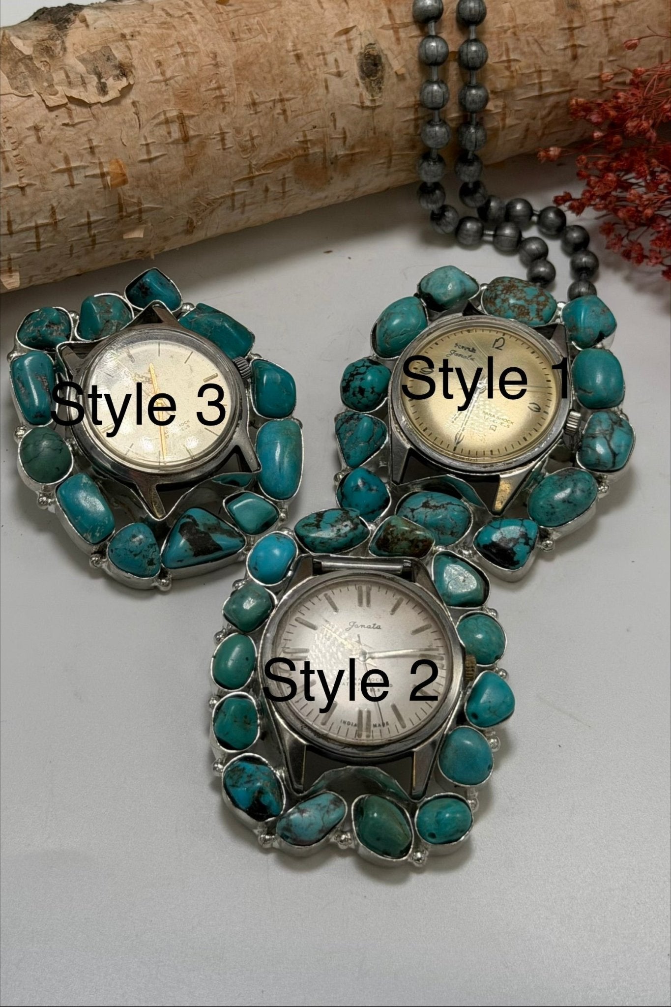 On the Clock Watch Necklace - Vintage Ball Chain - ivyandlavyboutique ivyandlavyboutique