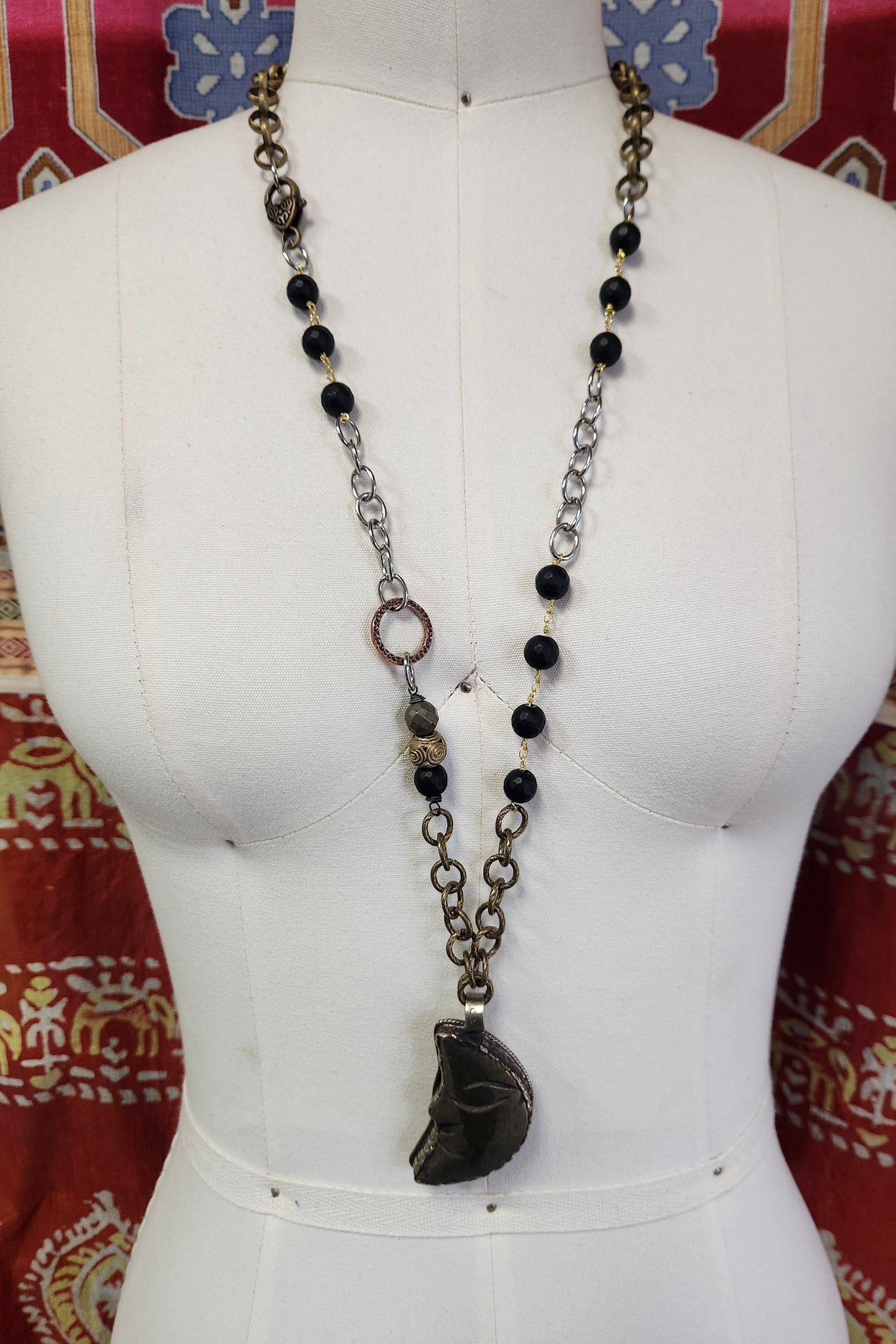 One of a Kind: Dark Side Of The Moon Necklace - ivyandlavyboutique Spirit Lala