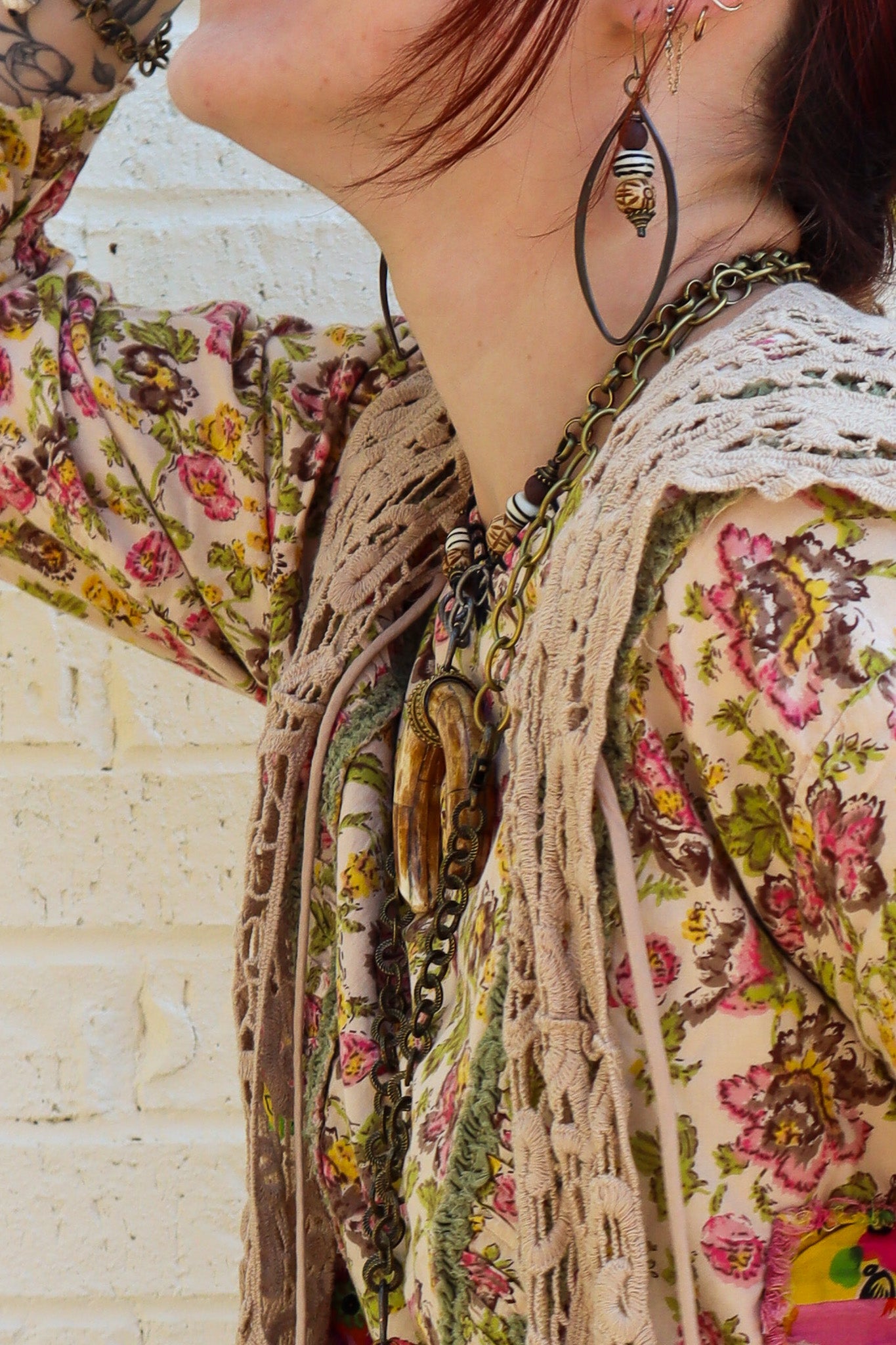 One of a Kind: Recycled Bead Earrings - ivyandlavyboutique Spirit Lala