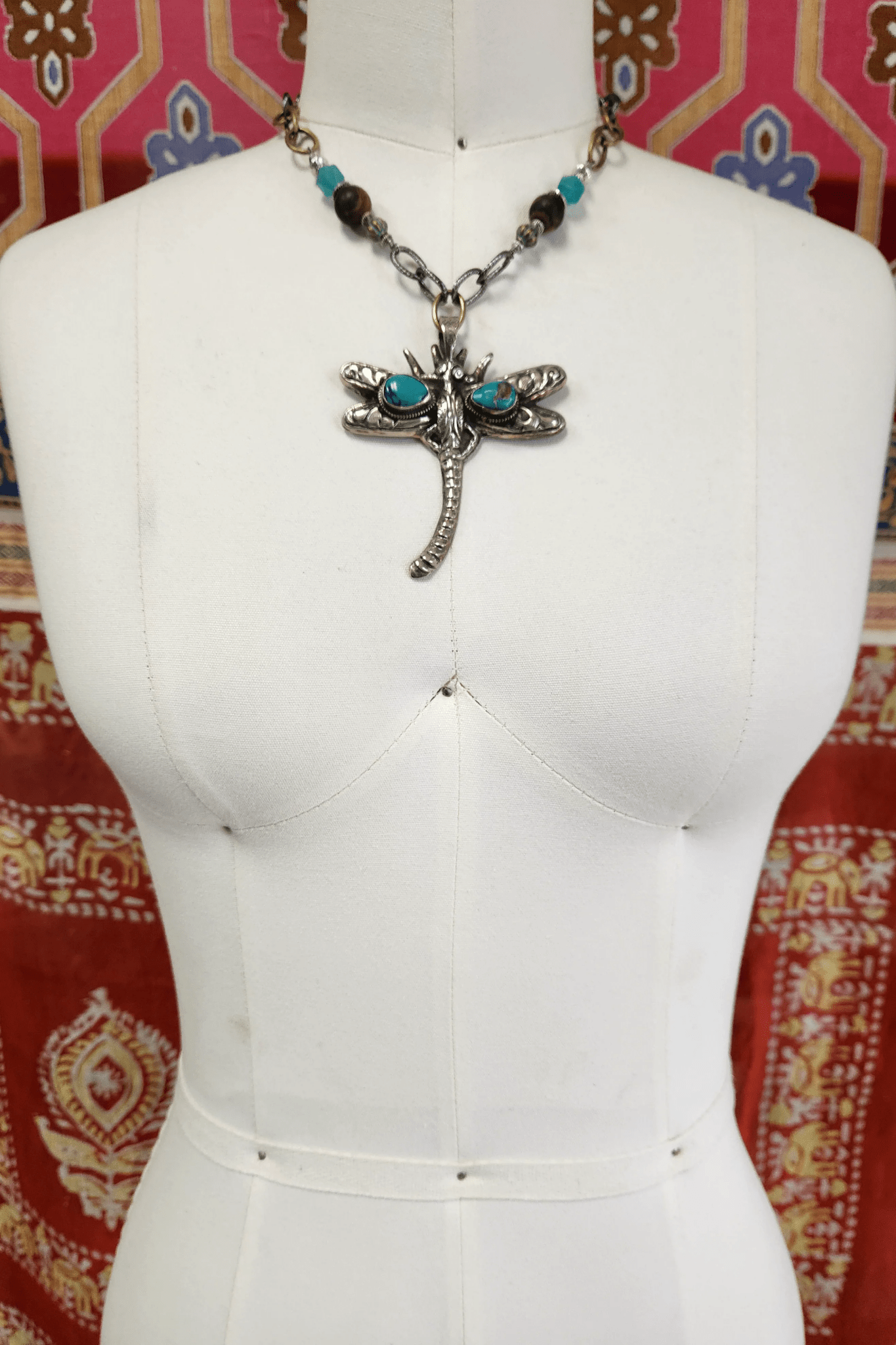 One of a Kind: Statement Dragonfly Necklace - ivyandlavyboutique Spirit Lala