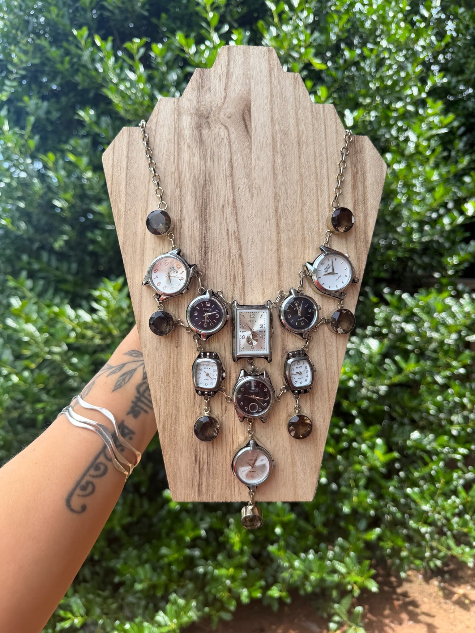 Only Time Will Tell Statement Necklace - ivyandlavyboutique ivyandlavyboutique