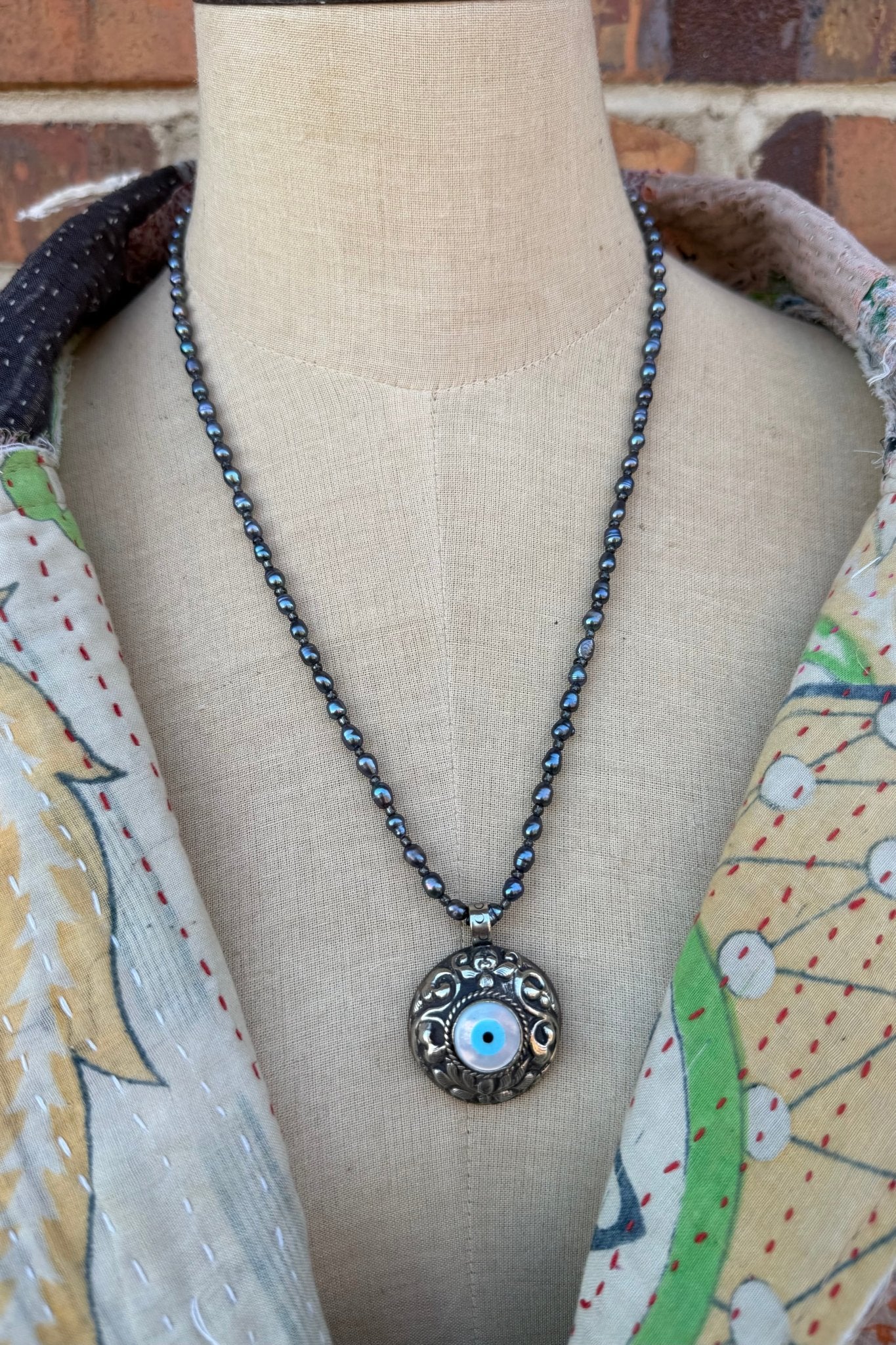 OOAK Eyes See You Shortie Necklace - ivyandlavyboutique ivyandlavyboutique