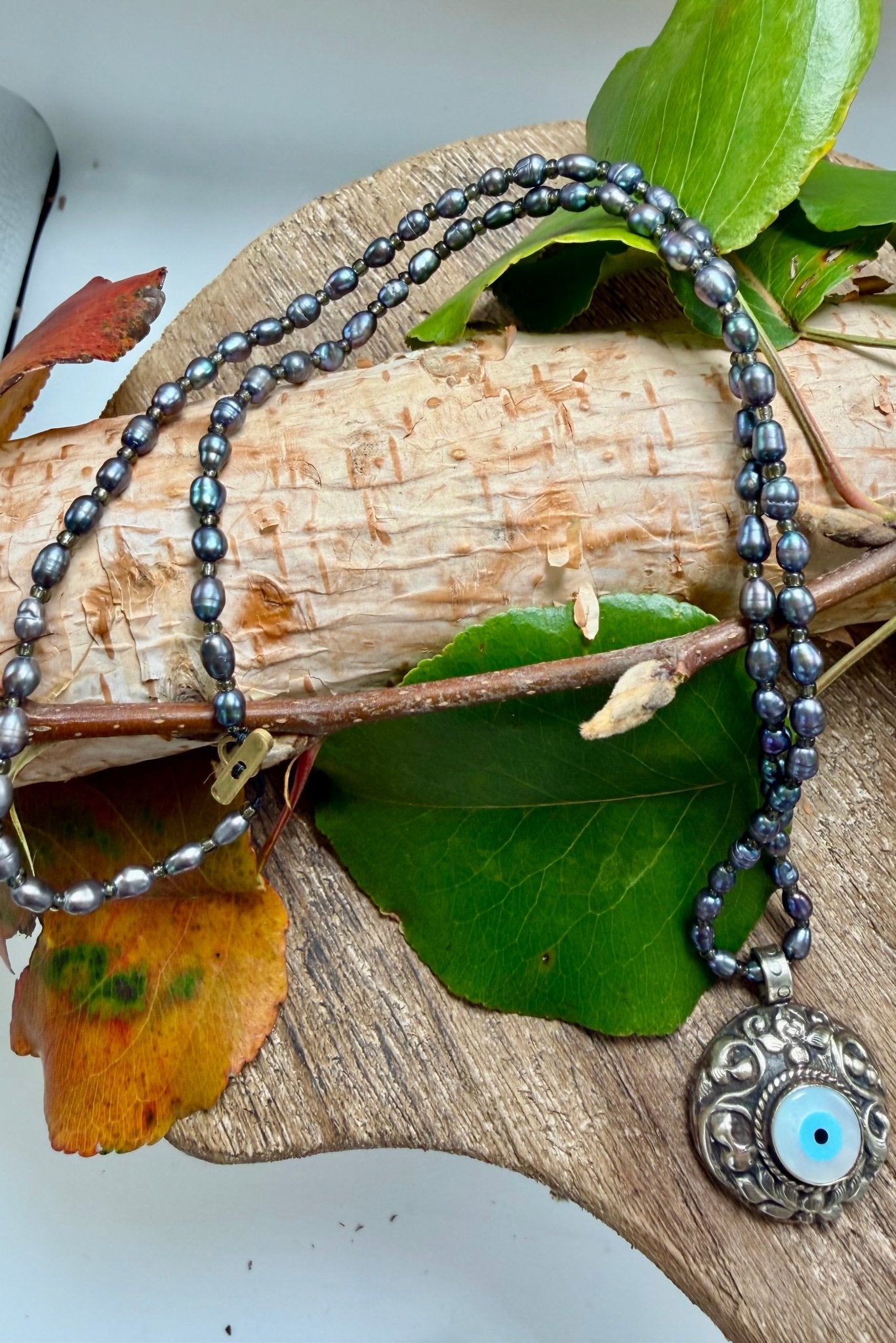 OOAK Eyes See You Shortie Necklace - ivyandlavyboutique ivyandlavyboutique