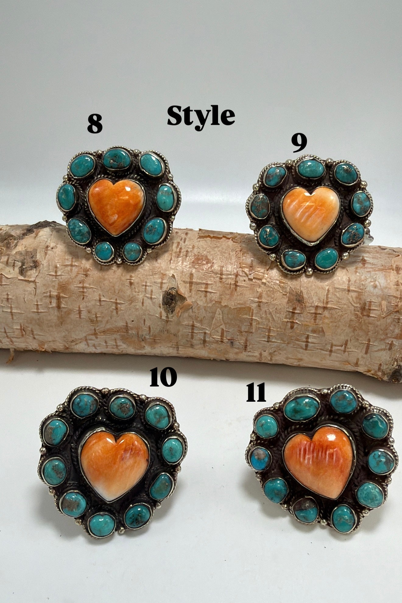 Orange Starburst Heart - ivyandlavyboutique ivyandlavyboutique