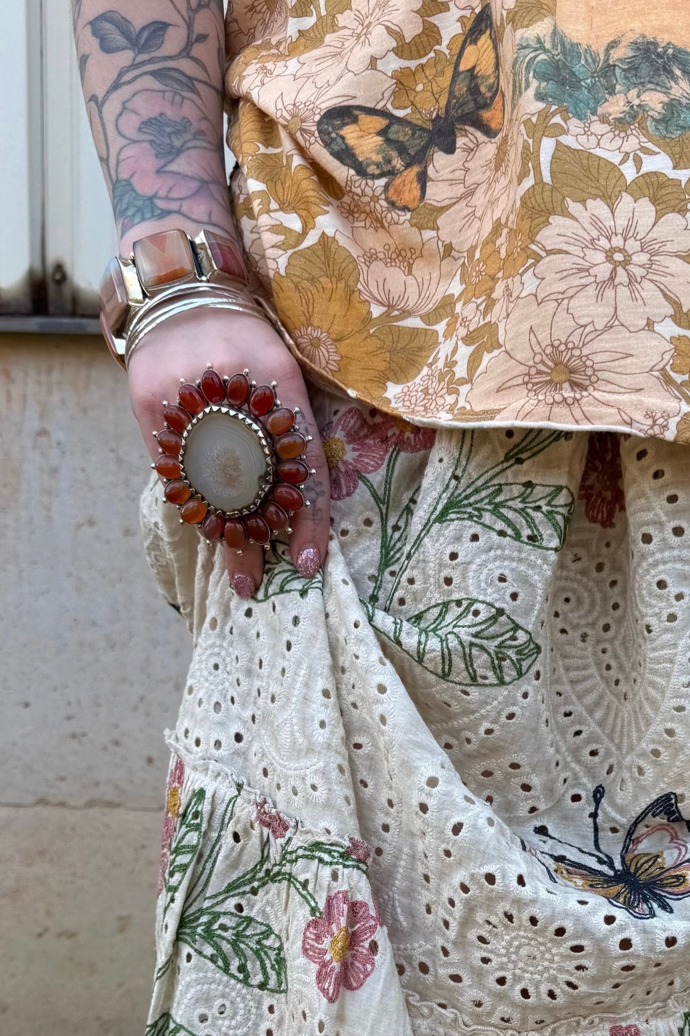 Orange Swirl Ring - ivyandlavyboutique ivyandlavyboutique