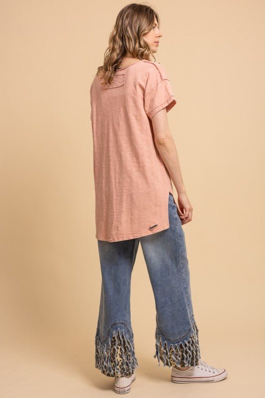 Our Country and Our Flag Tee - ivyandlavyboutique Blue Velvet