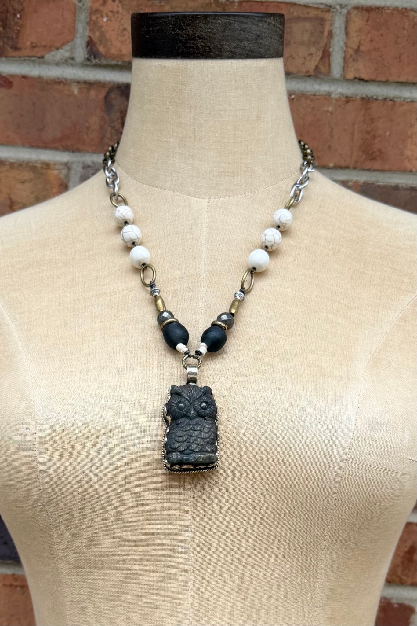 Owl Charm Handmade Necklace - ivyandlavyboutique ivyandlavyboutique