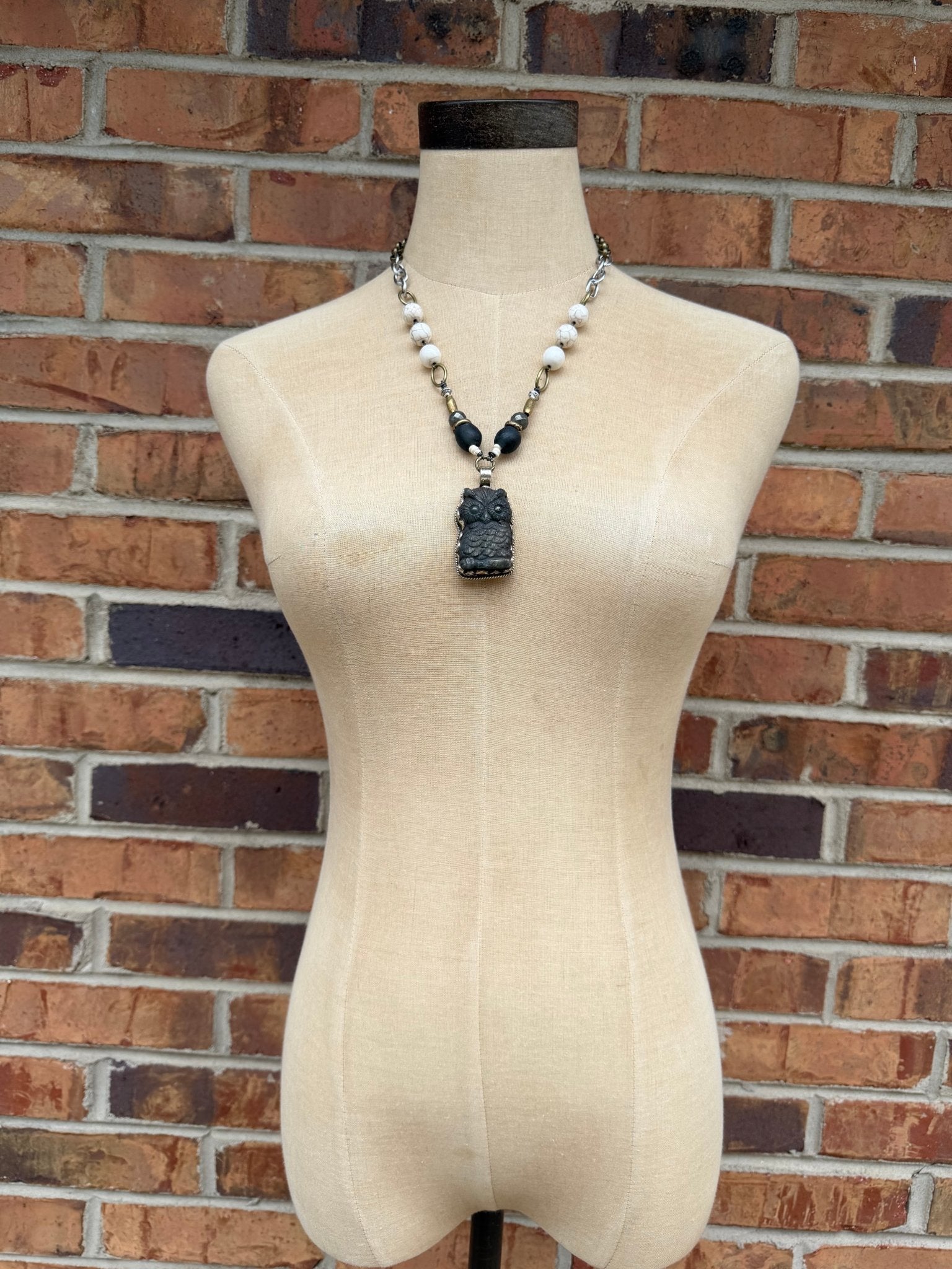 Owl Charm Handmade Necklace - ivyandlavyboutique ivyandlavyboutique