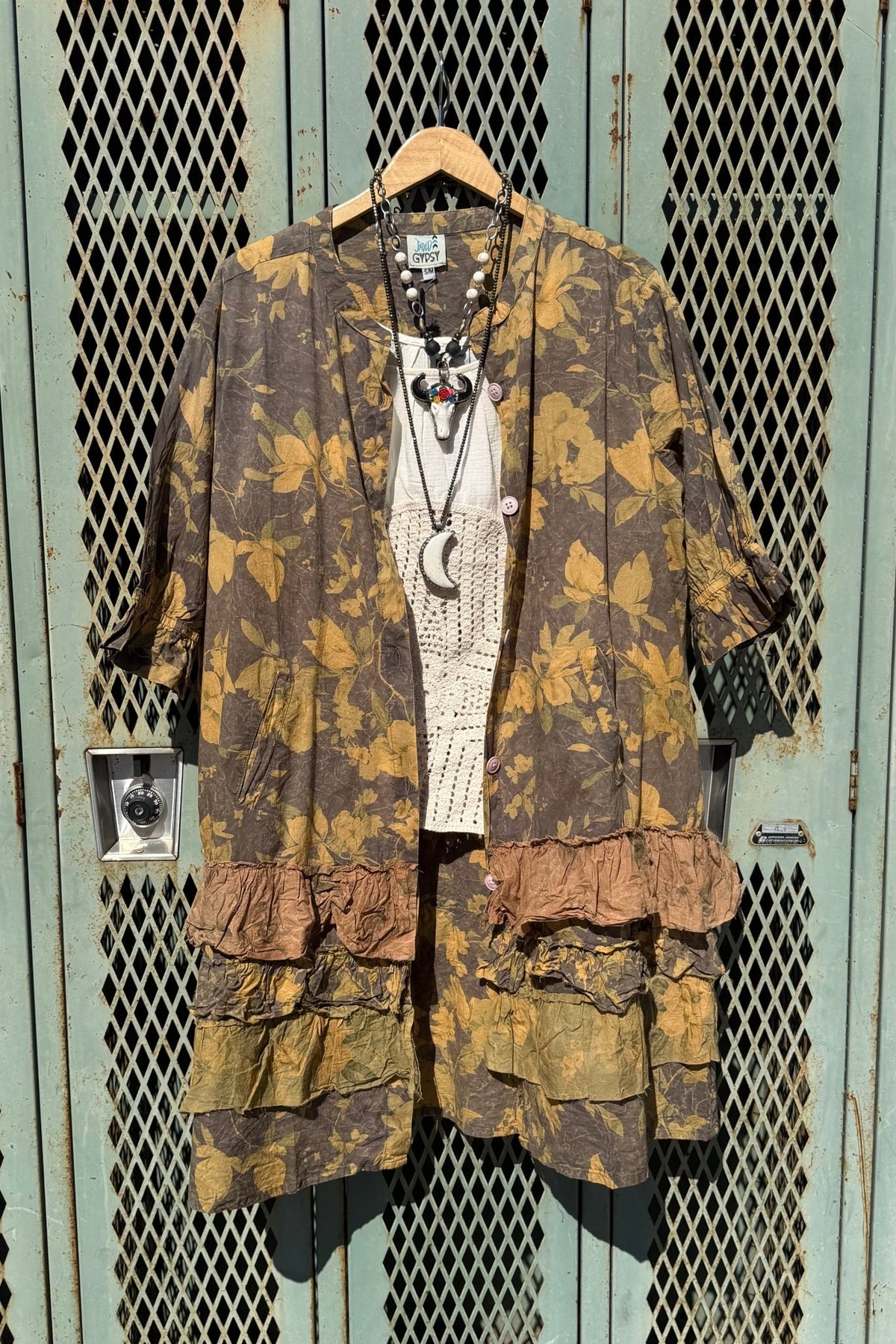 Painted Petals Duster Tunic - ivyandlavyboutique Jaded Gypsy