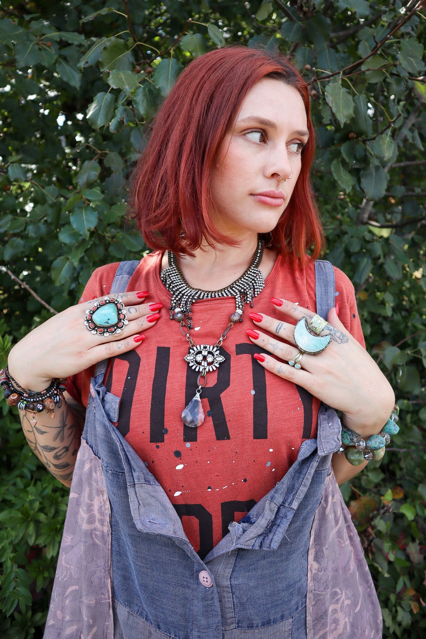 Patched Together Overalls - ivyandlavyboutique Jaded Gypsy