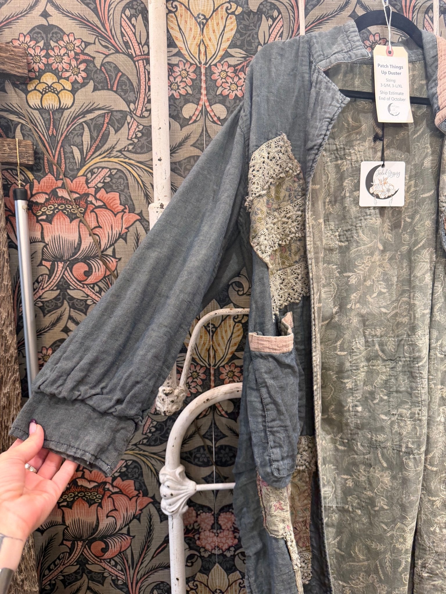 Patched Up Duster - ivyandlavyboutique Jaded Gypsy