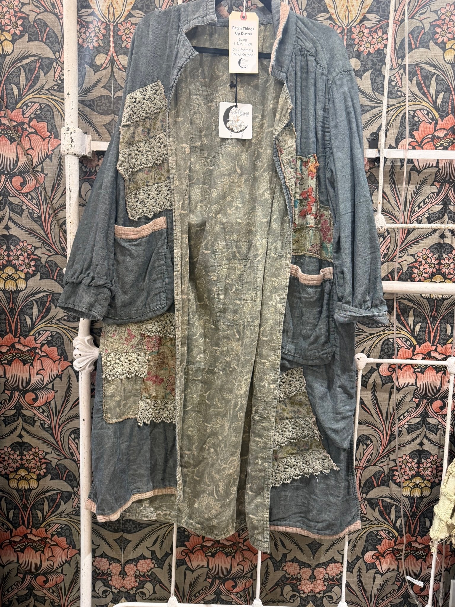 Patched Up Duster - ivyandlavyboutique Jaded Gypsy