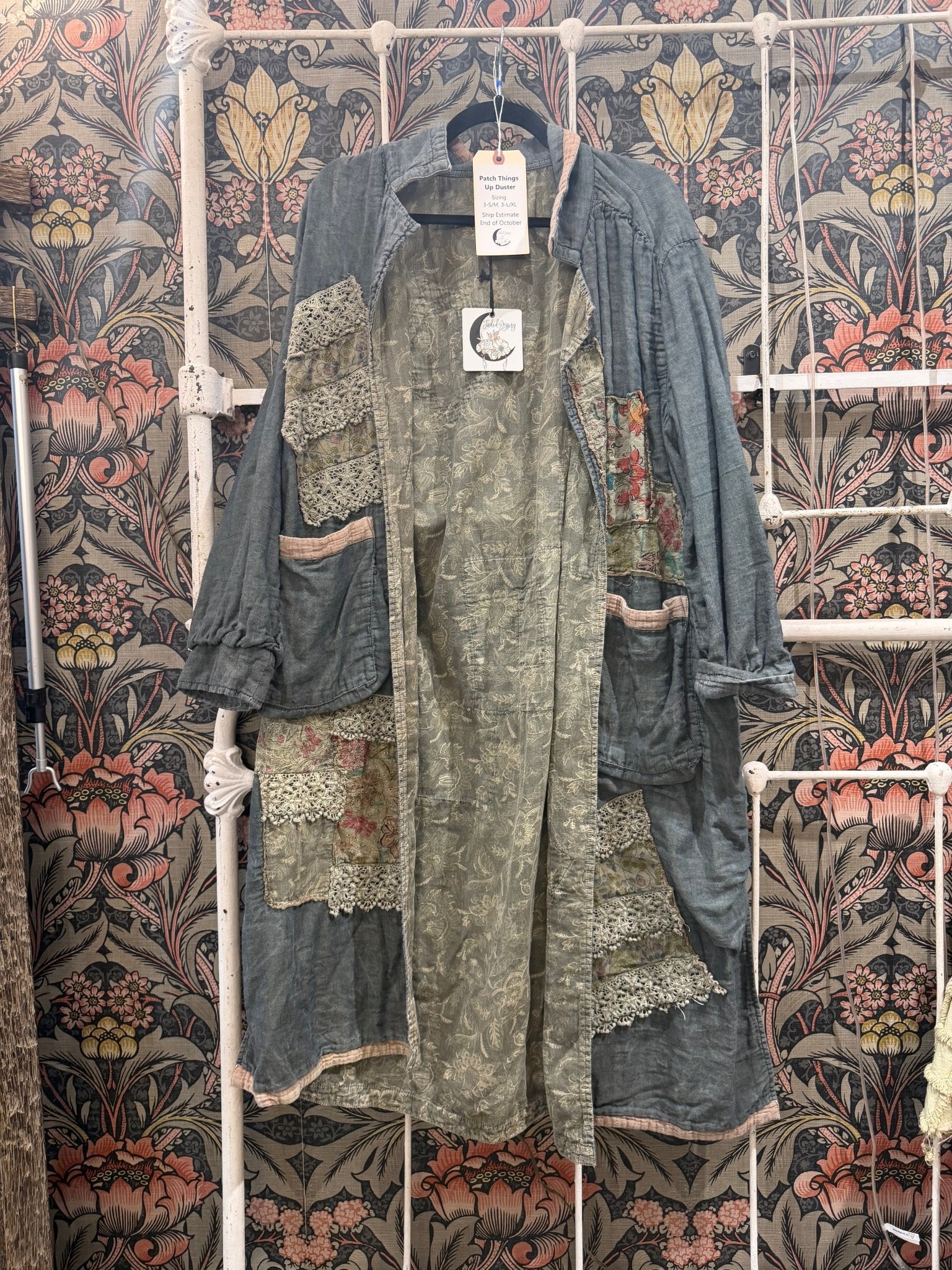 Patched Up Duster - ivyandlavyboutique Jaded Gypsy