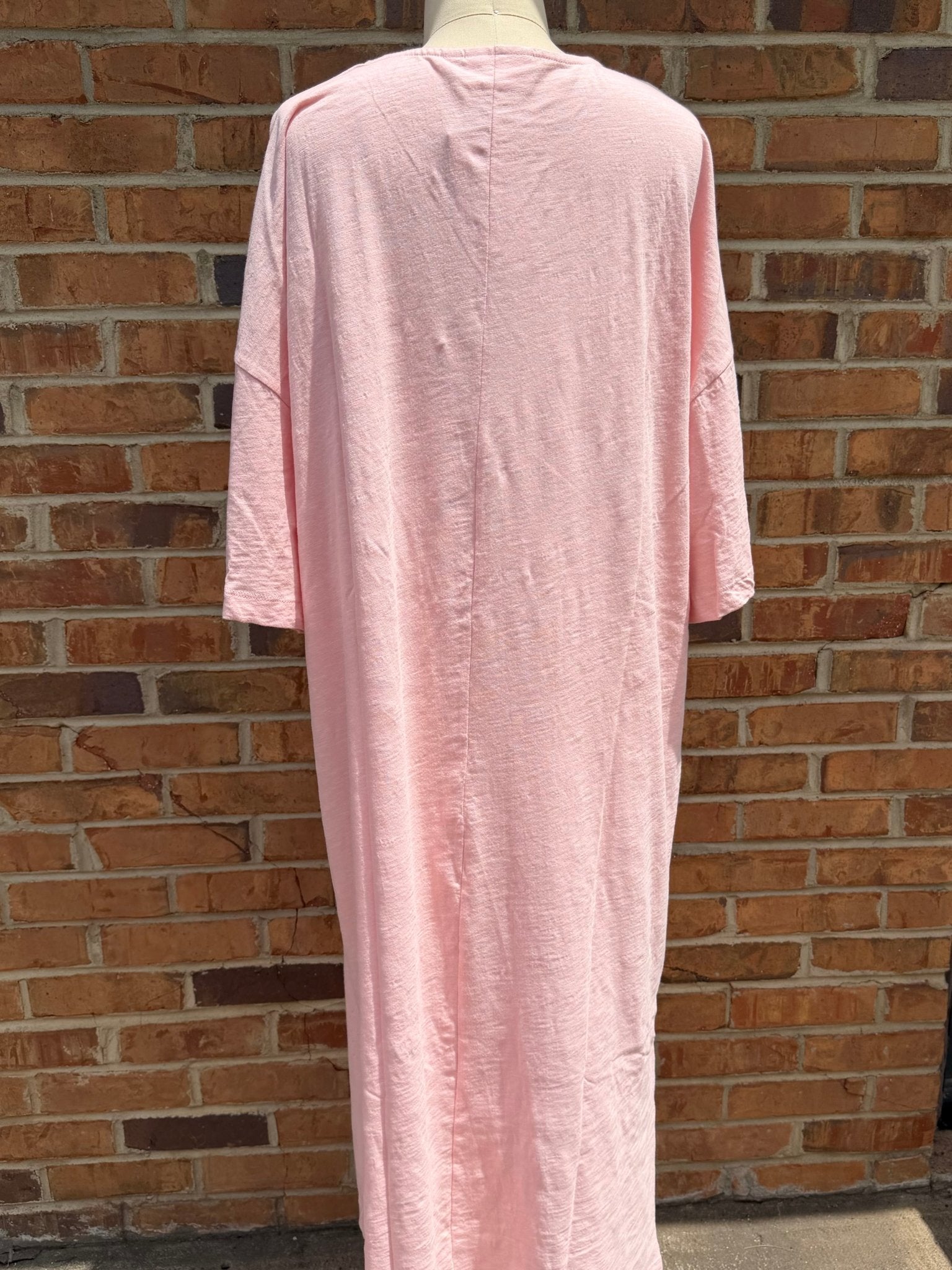 Peace 3/4 Sleeve T-Shirt Dress - ivyandlavyboutique ivyandlavyboutique