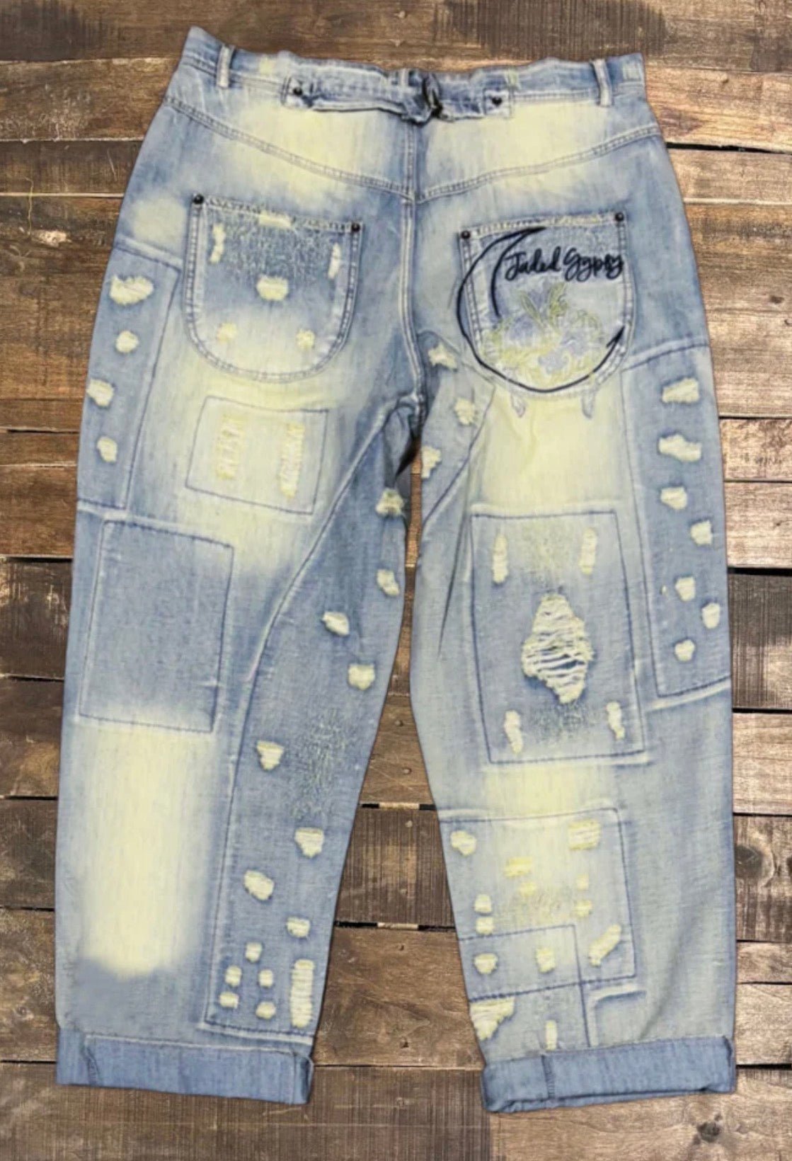 Peace & Love Jeans in Brave Heart - ivyandlavyboutique Jaded Gypsy