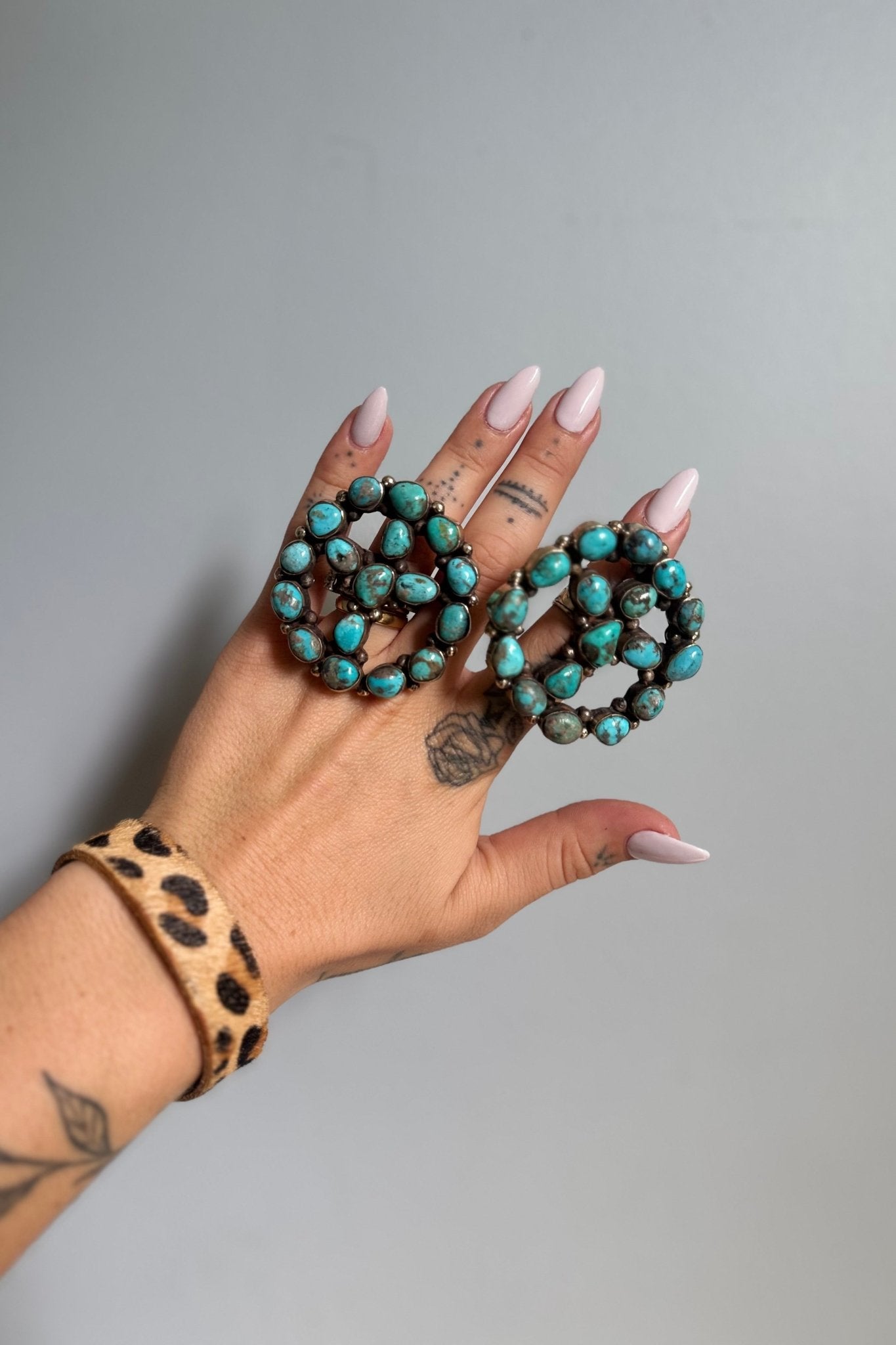 Peace Out Ring w/ Turquoise - ivyandlavyboutique ivyandlavyboutique