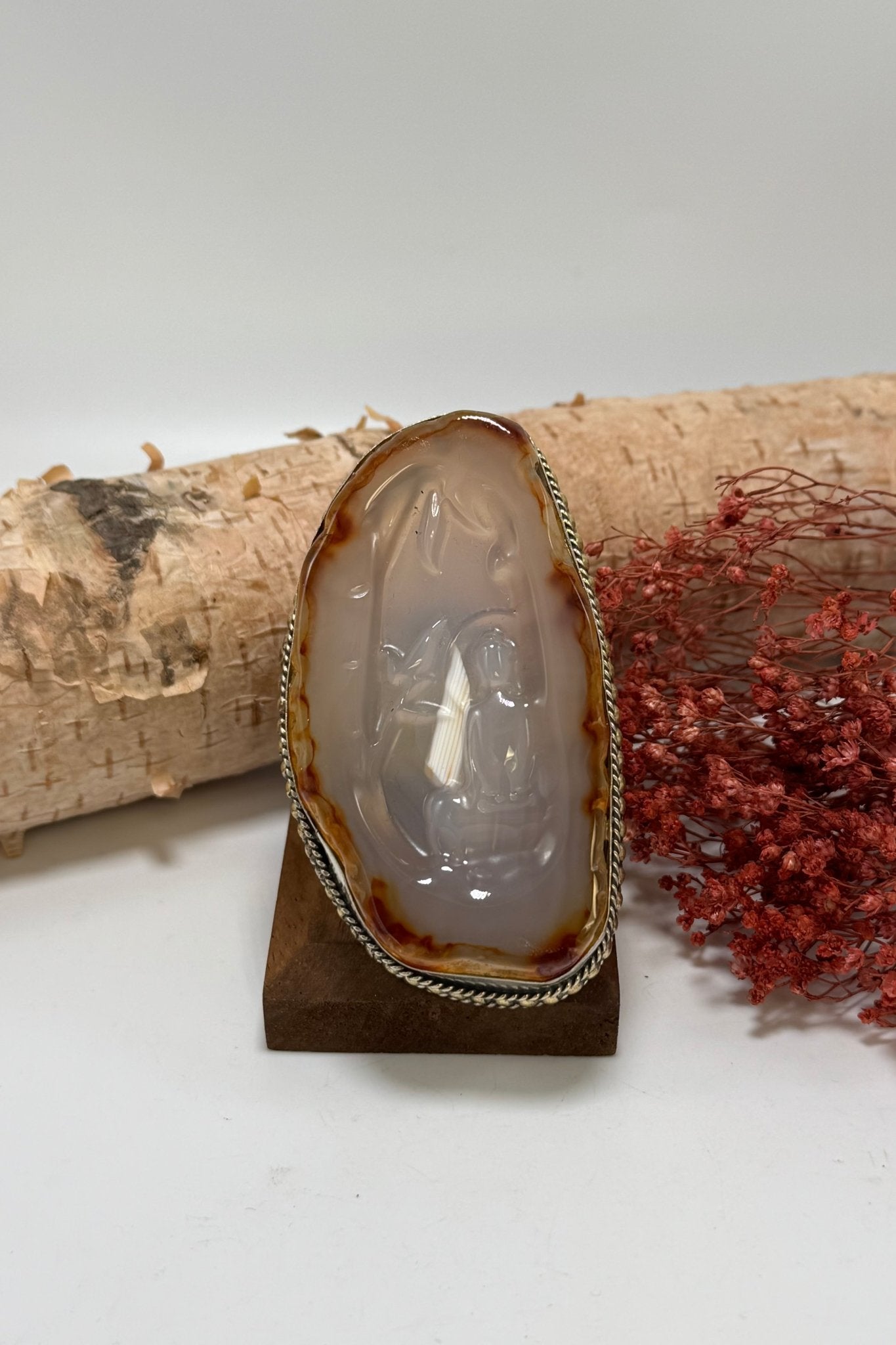 Peaceful Vibes Resin Mold Ring - ivyandlavyboutique ivyandlavyboutique