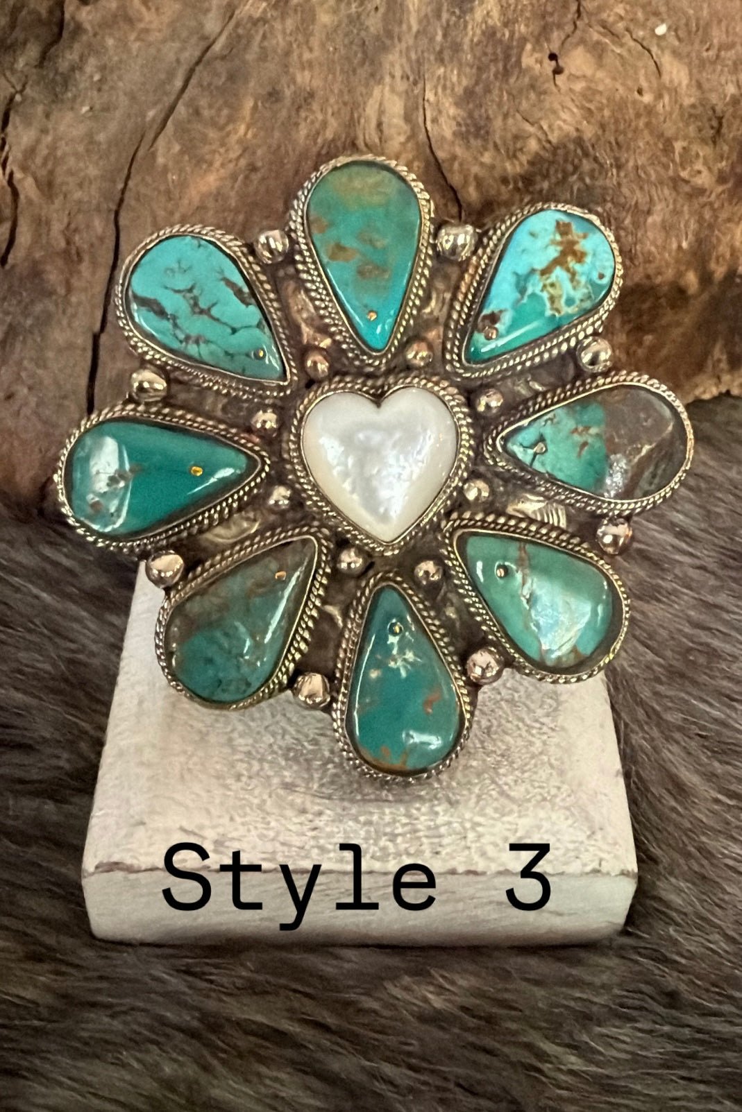Pearl Heart In The Middle Ring - Boho Wanderlust Boutique Boho Wanderlust Boutique
