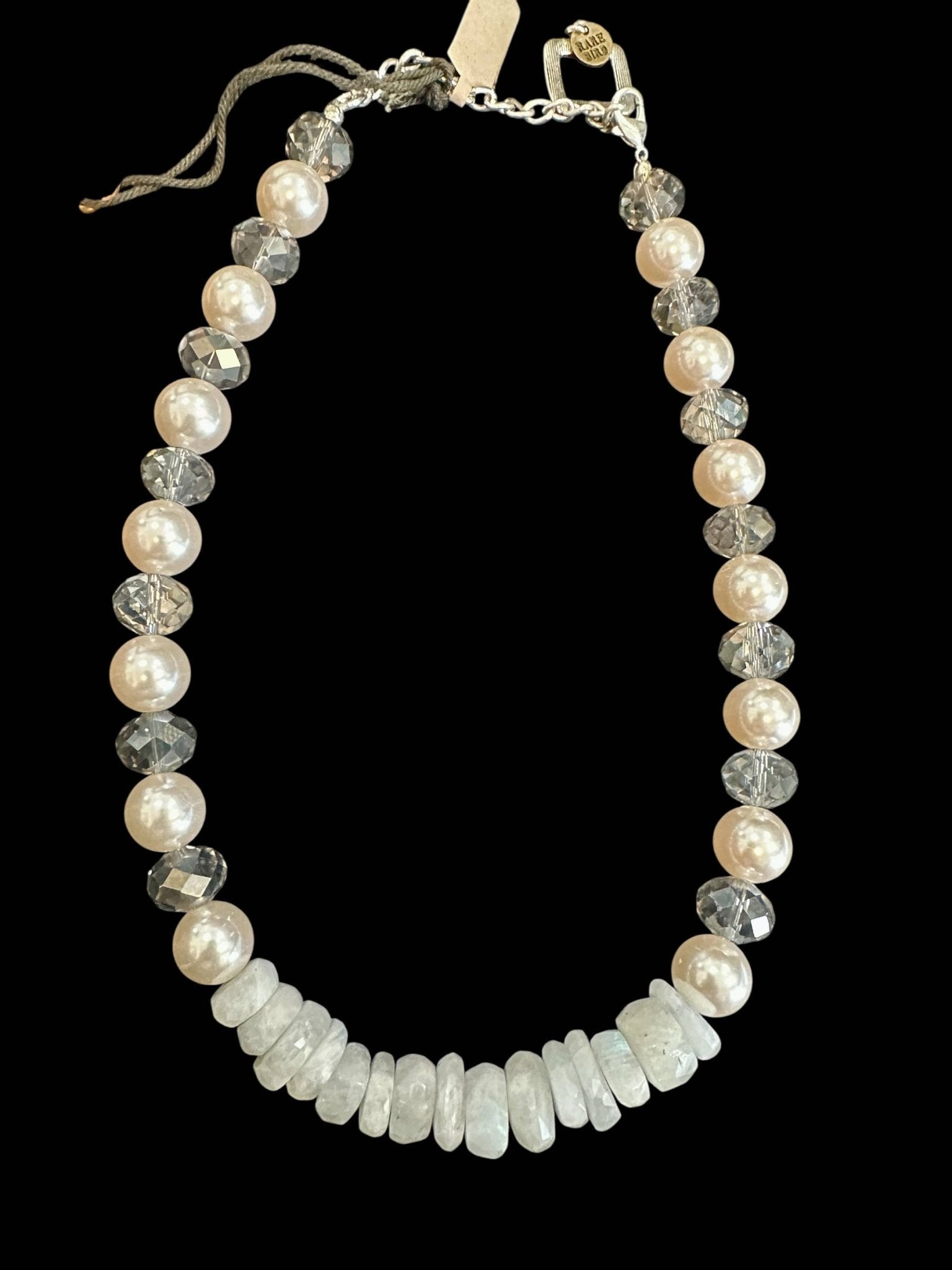 Pearls and Opal Citrine Necklace - ivyandlavyboutique A Rare Bird Shop