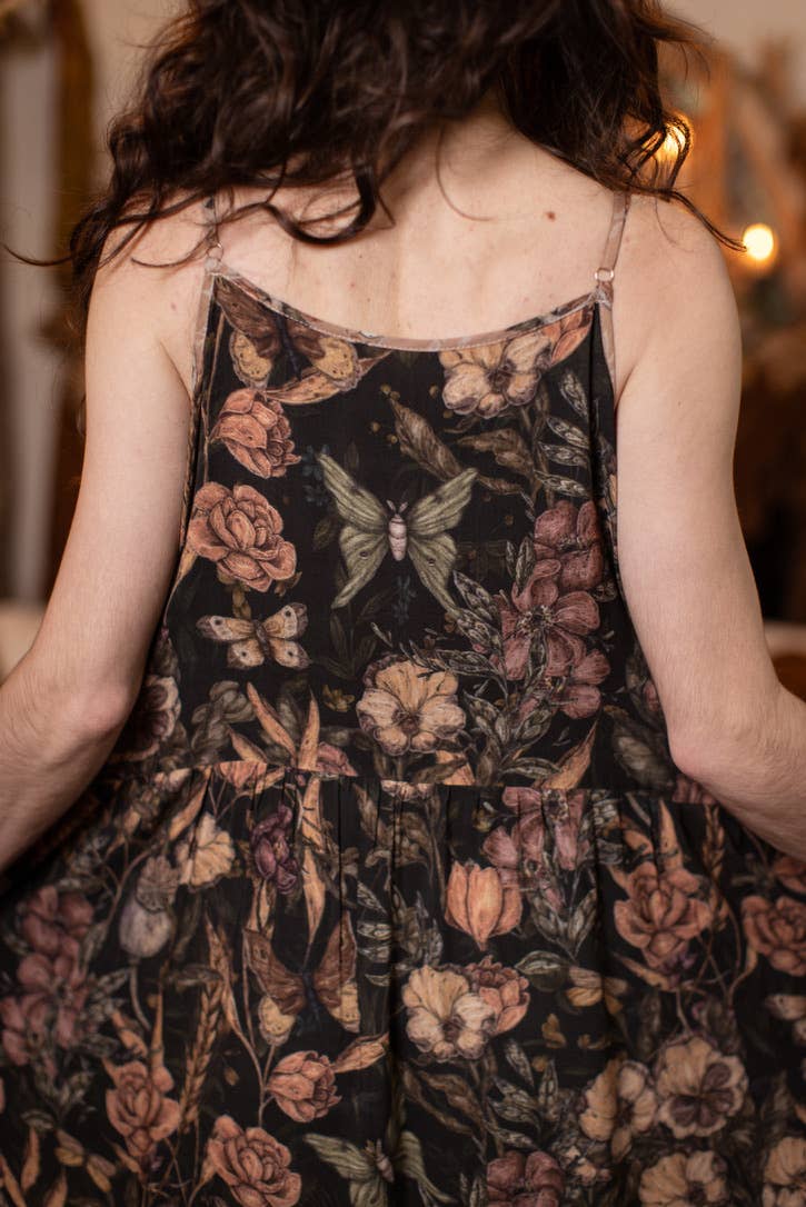 Peorder Ships In November Momento Bohéme Long Maxi Slip Dress w/ Starling & Skull - Boho Wanderlust Boutique Market of Stars (USA)