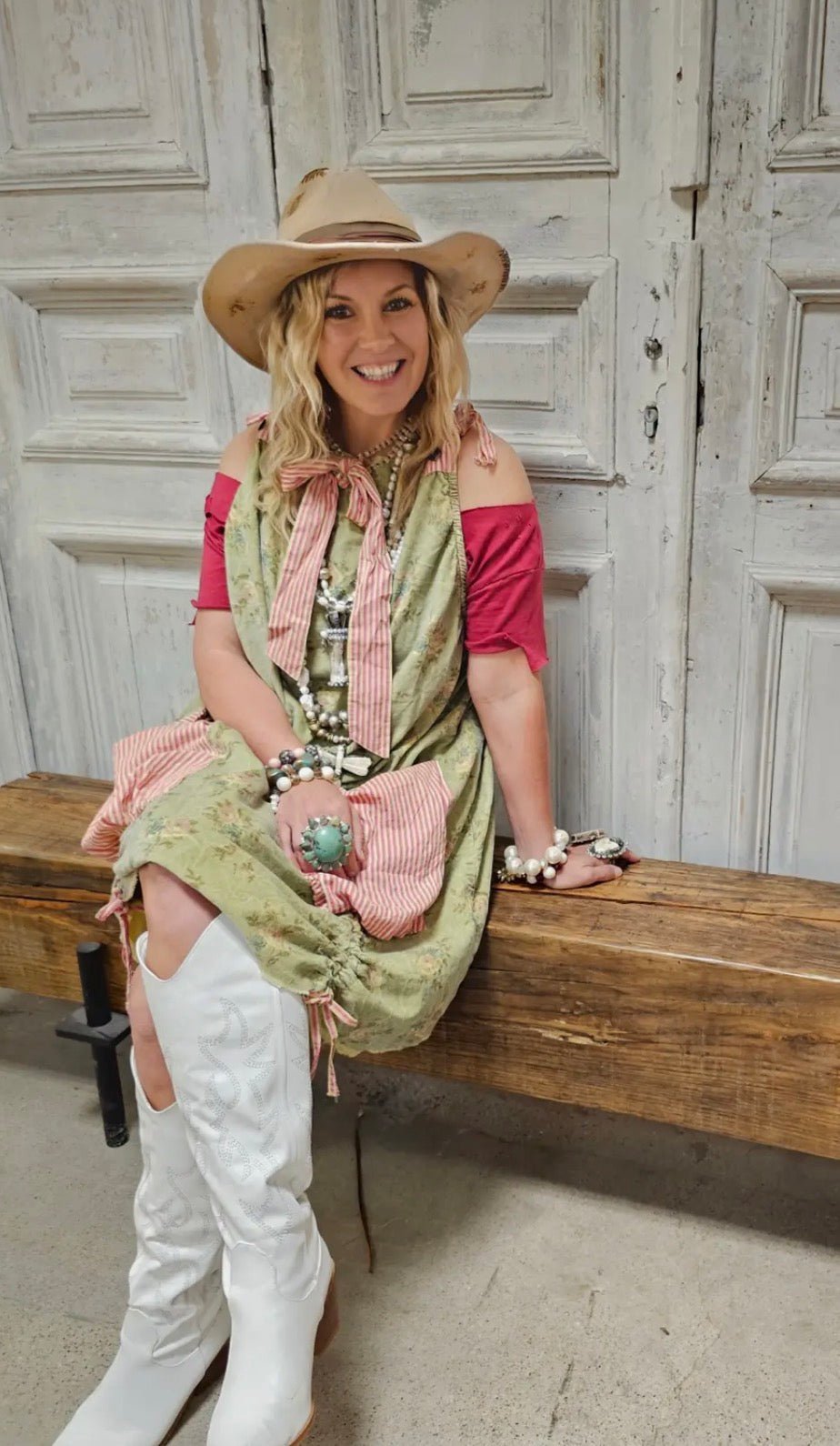 Petal and Peppermint Dress - ivyandlavyboutique A Rare Bird Shop