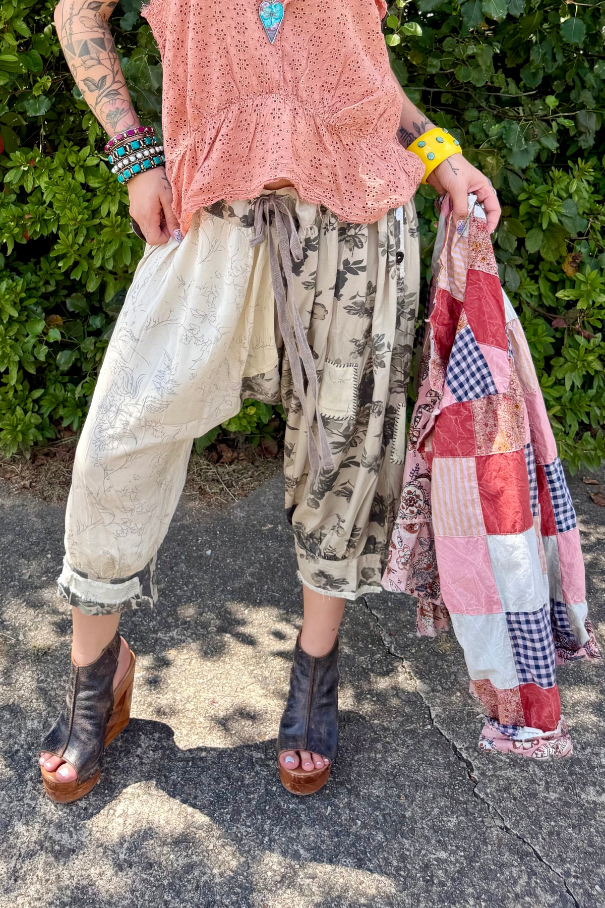 Petal Whispers Bloomers in Parchment - ivyandlavyboutique Jaded Gypsy