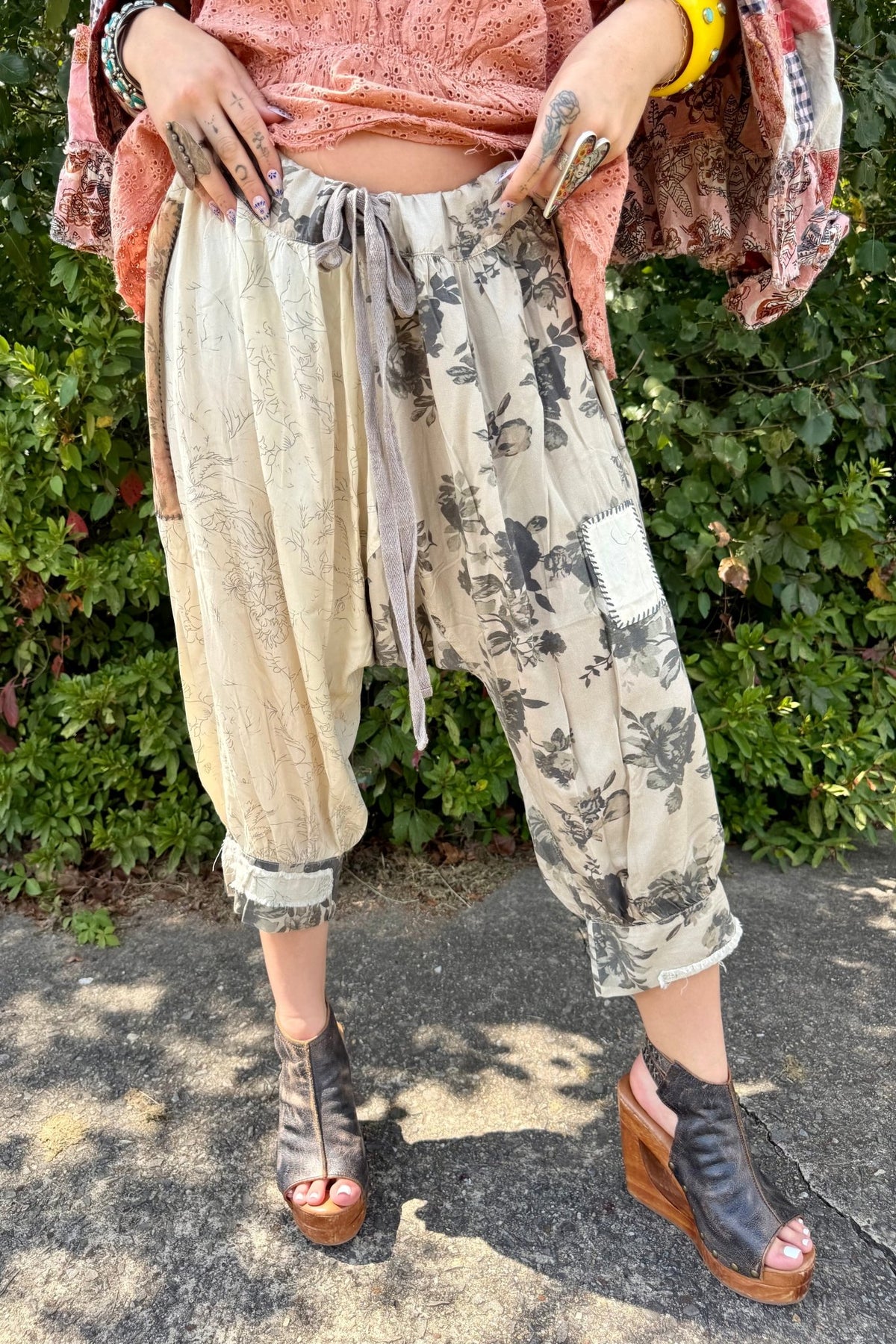 Petal Whispers Bloomers in Parchment - ivyandlavyboutique Jaded Gypsy