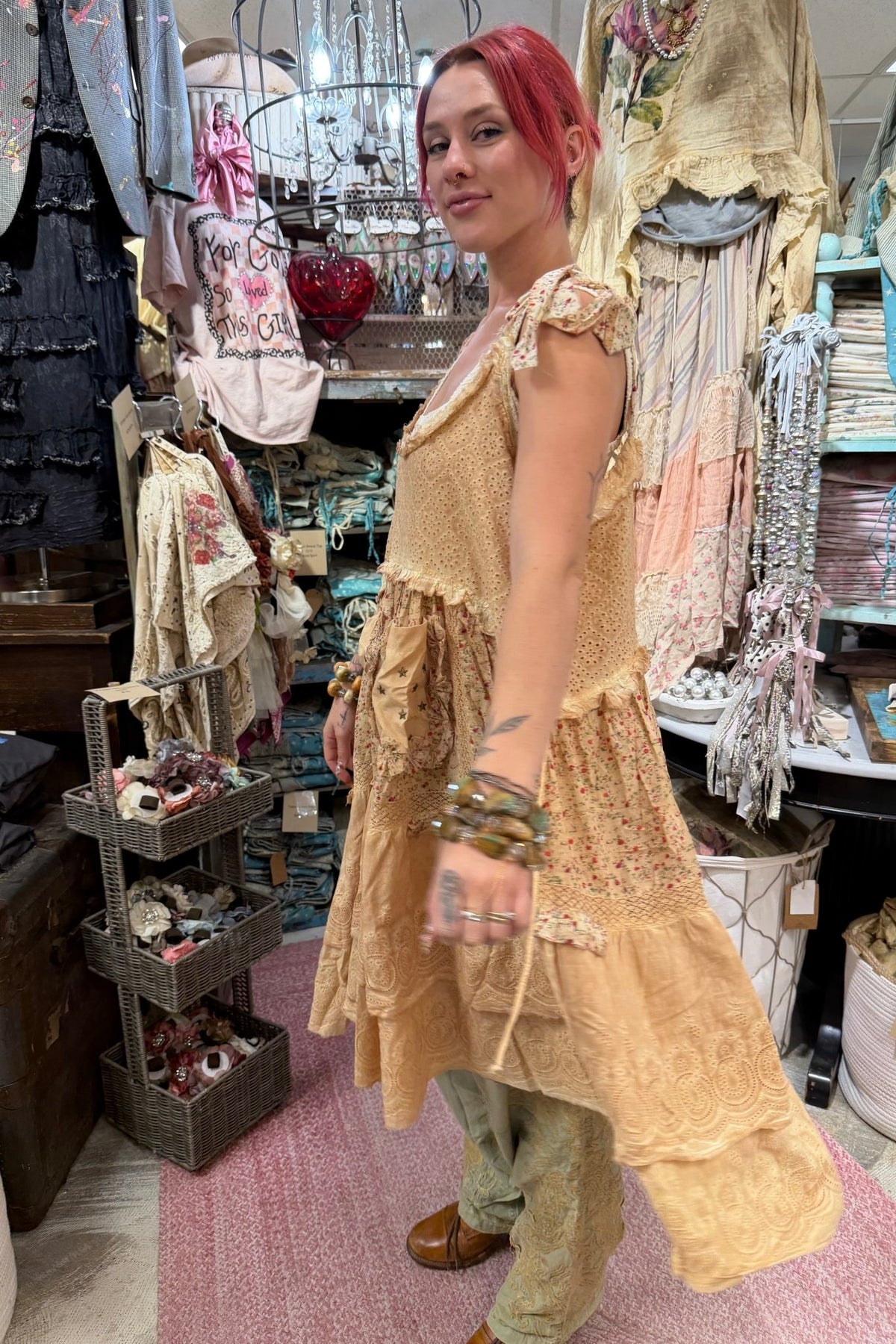 Pick Me Flowers Dress - Boho Wanderlust Boutique A Rare Bird Shop