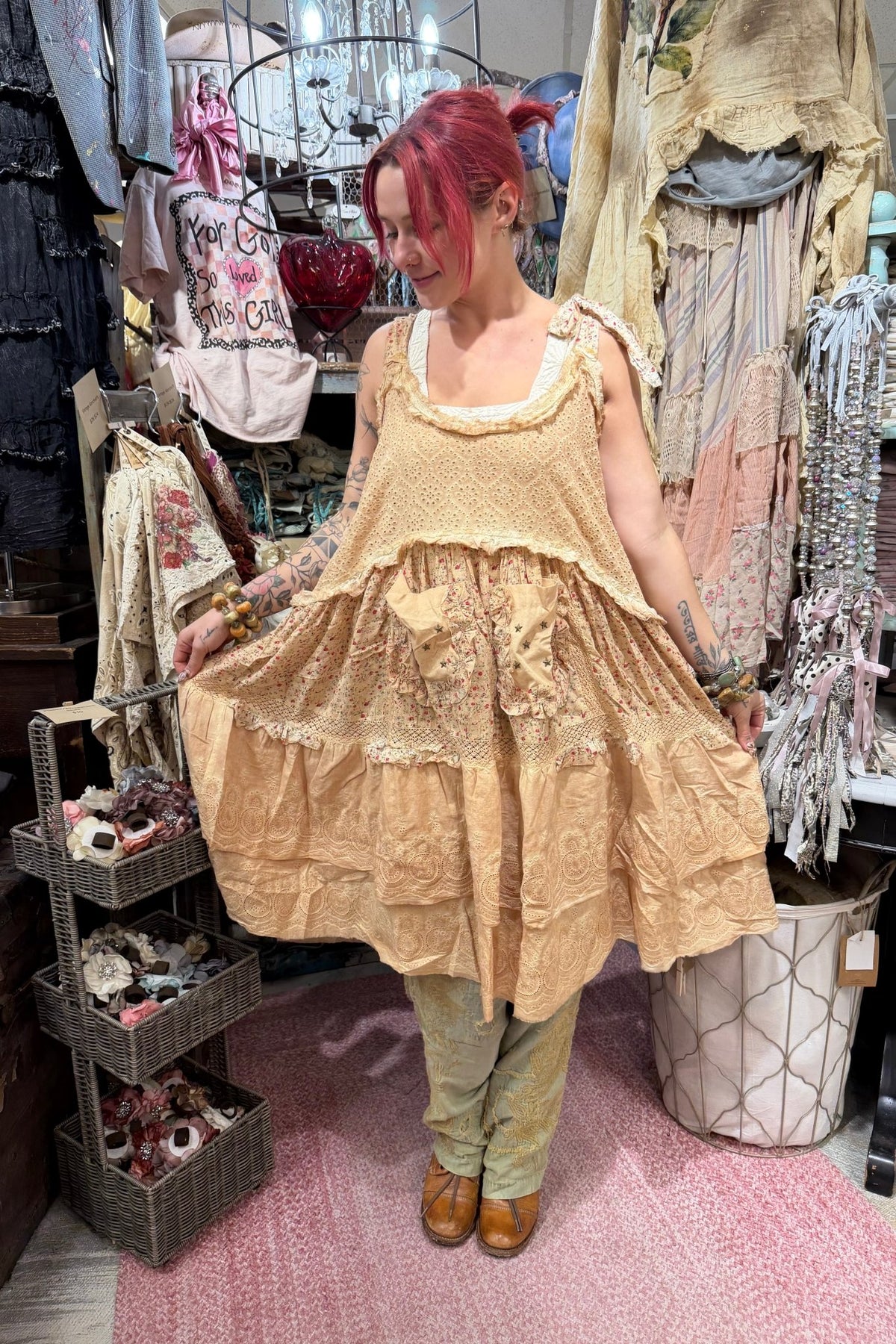 Pick Me Flowers Dress - Boho Wanderlust Boutique A Rare Bird Shop