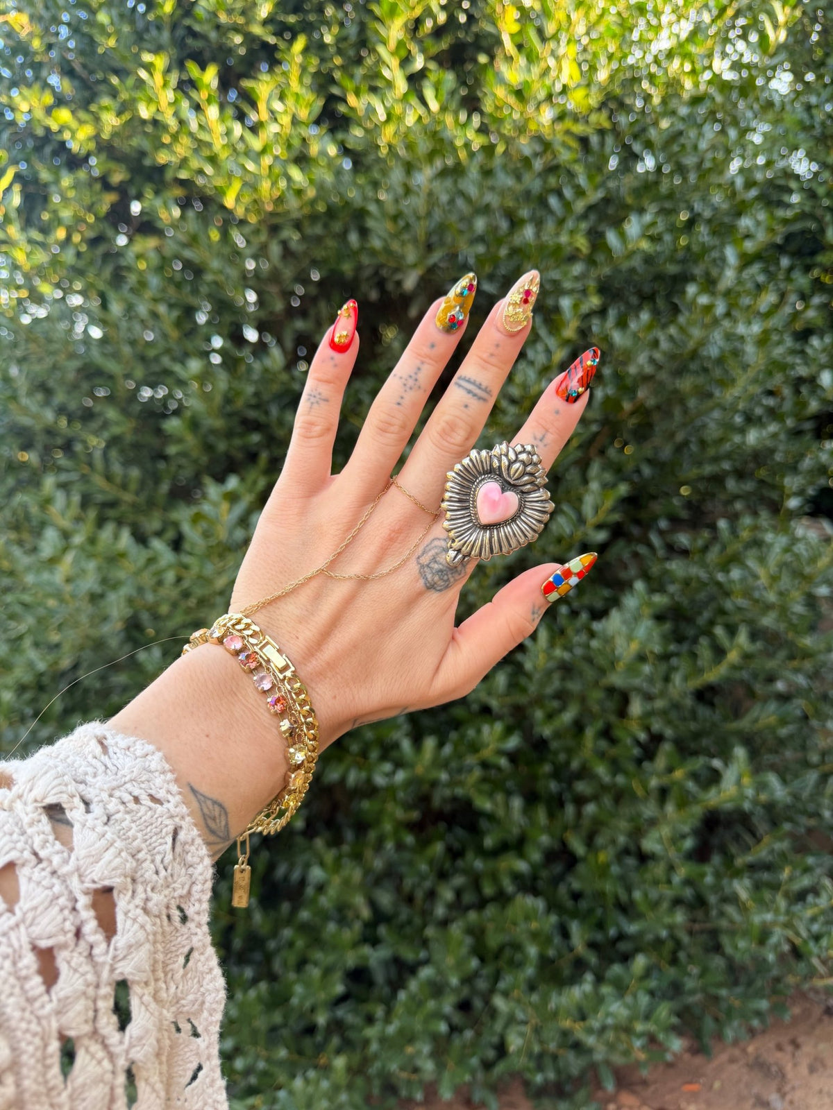 Pink Heart on Fire - Boho Wanderlust Boutique Boho Wanderlust Boutique