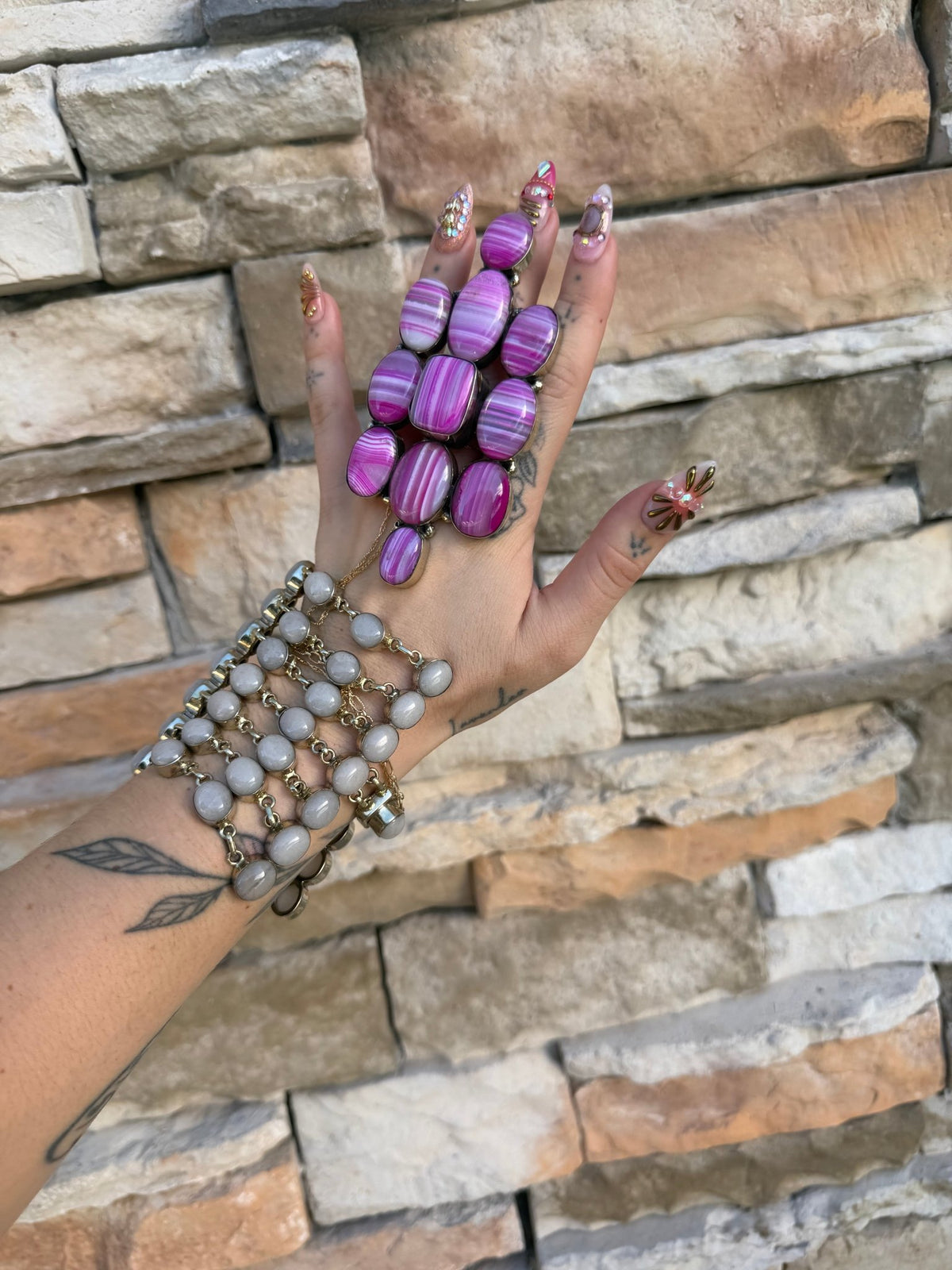 Pink Lines Ring - Boho Wanderlust Boutique Boho Wanderlust Boutique