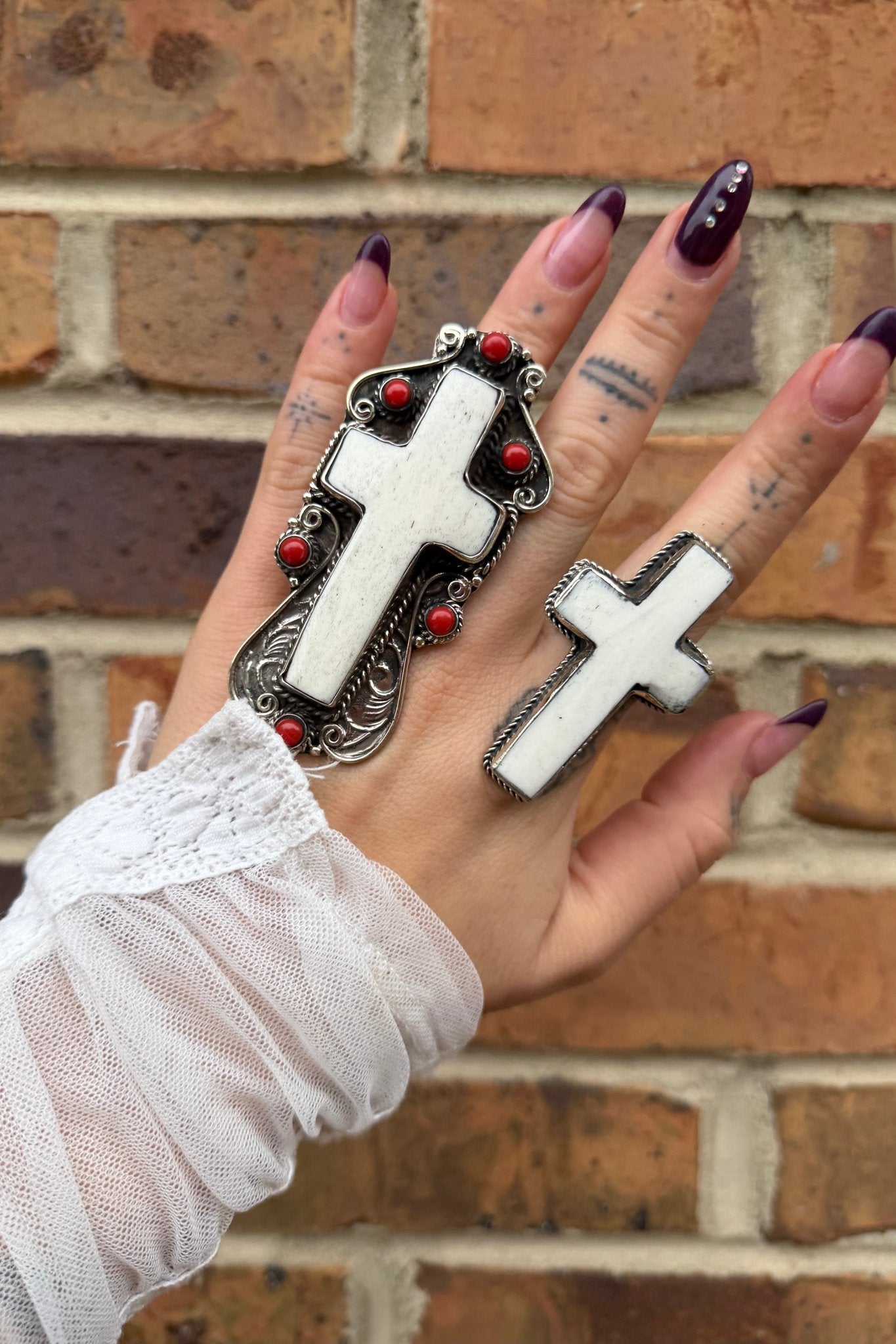 Plain Cross Ring - ivyandlavyboutique ivyandlavyboutique