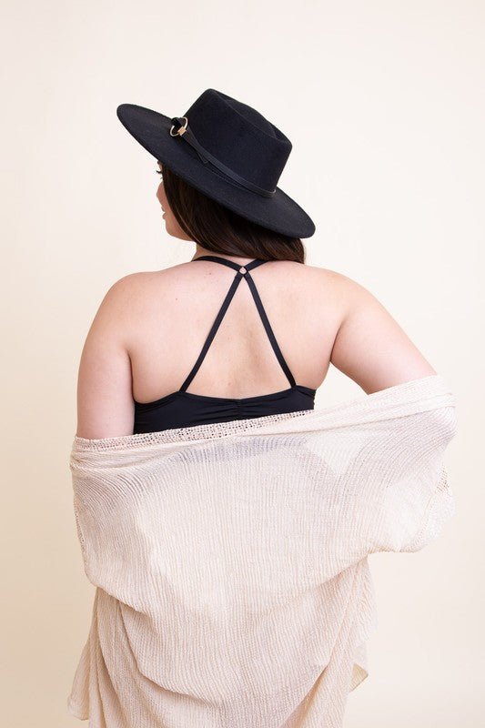 Plus Size Ruched Bralette - ivyandlavyboutique Leto Accessories