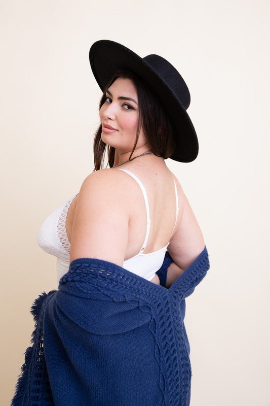 Plus Size Waistband Loop Lace Brami - ivyandlavyboutique Leto Accessories