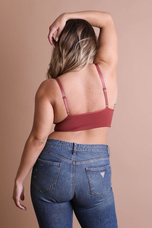 Plus Size Waistband Loop Lace Brami - ivyandlavyboutique Leto Accessories