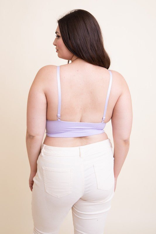 Plus Size Waistband Loop Lace Brami - ivyandlavyboutique Leto Accessories
