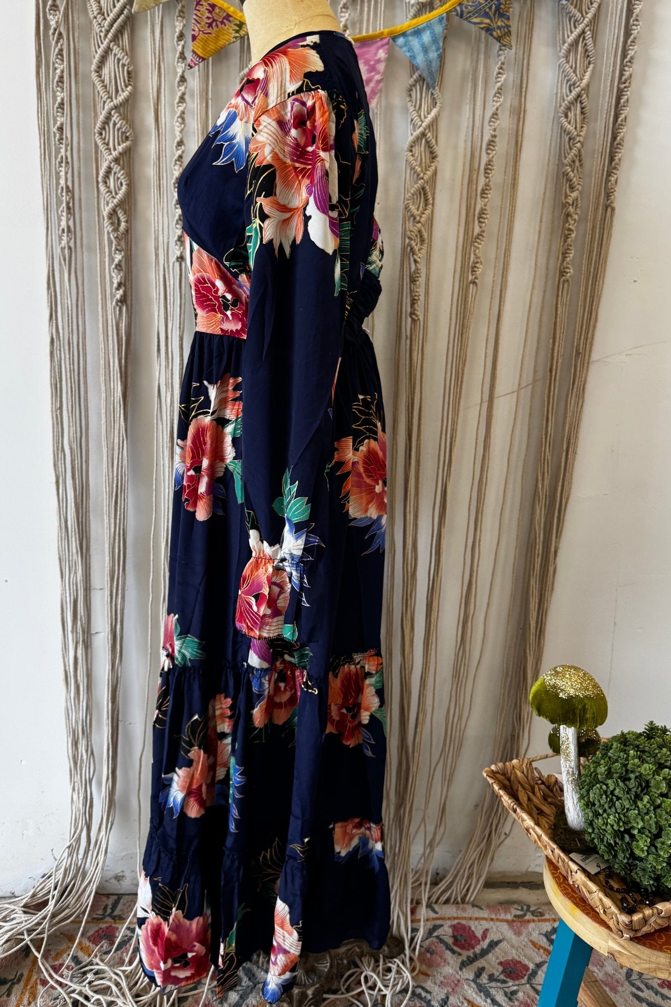 Poly Silk Button Back Dress Combo A - ivyandlavyboutique Karma Highway