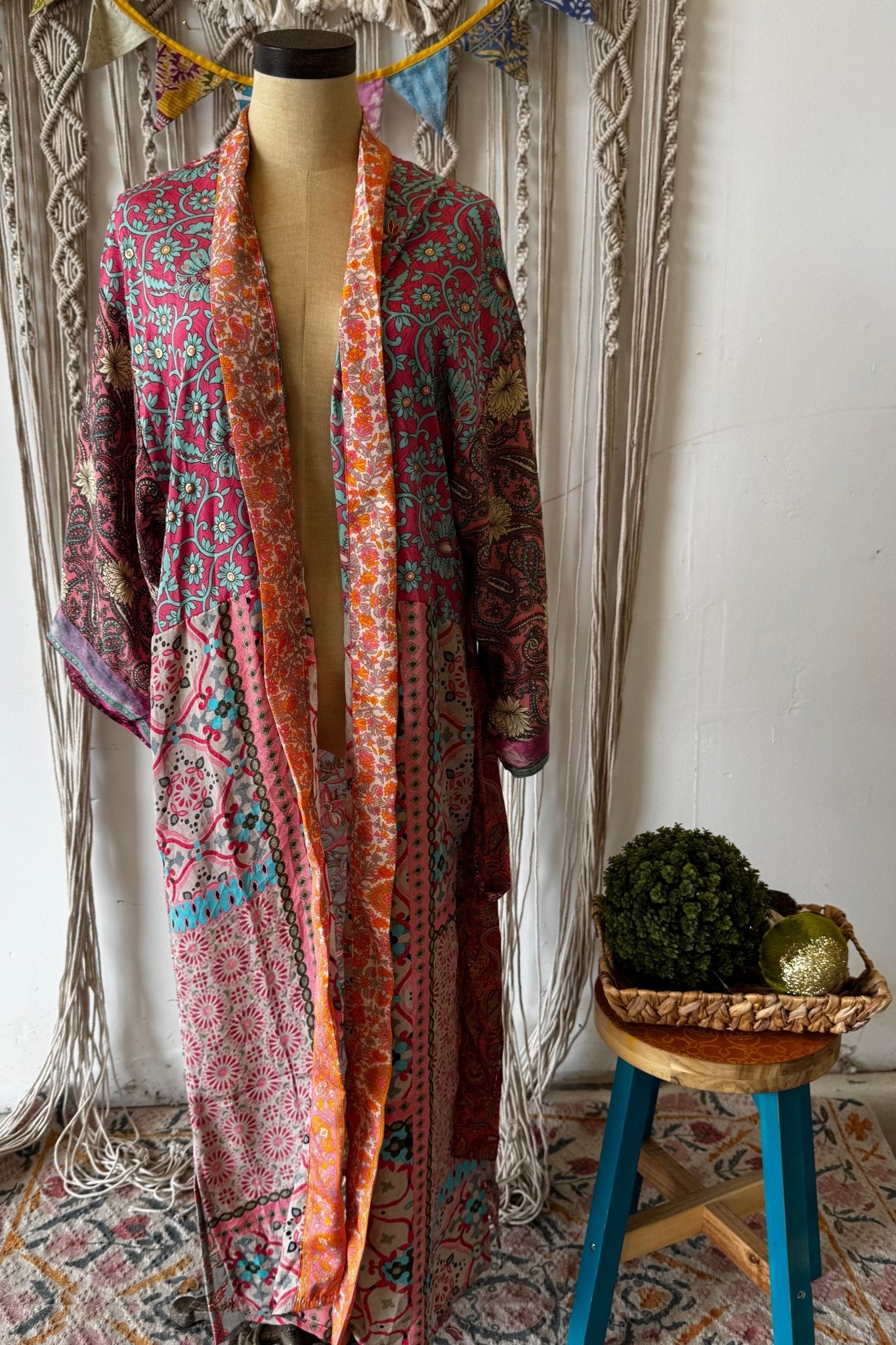 Poly Silk Kimono Combo 7 - ivyandlavyboutique Karma Highway