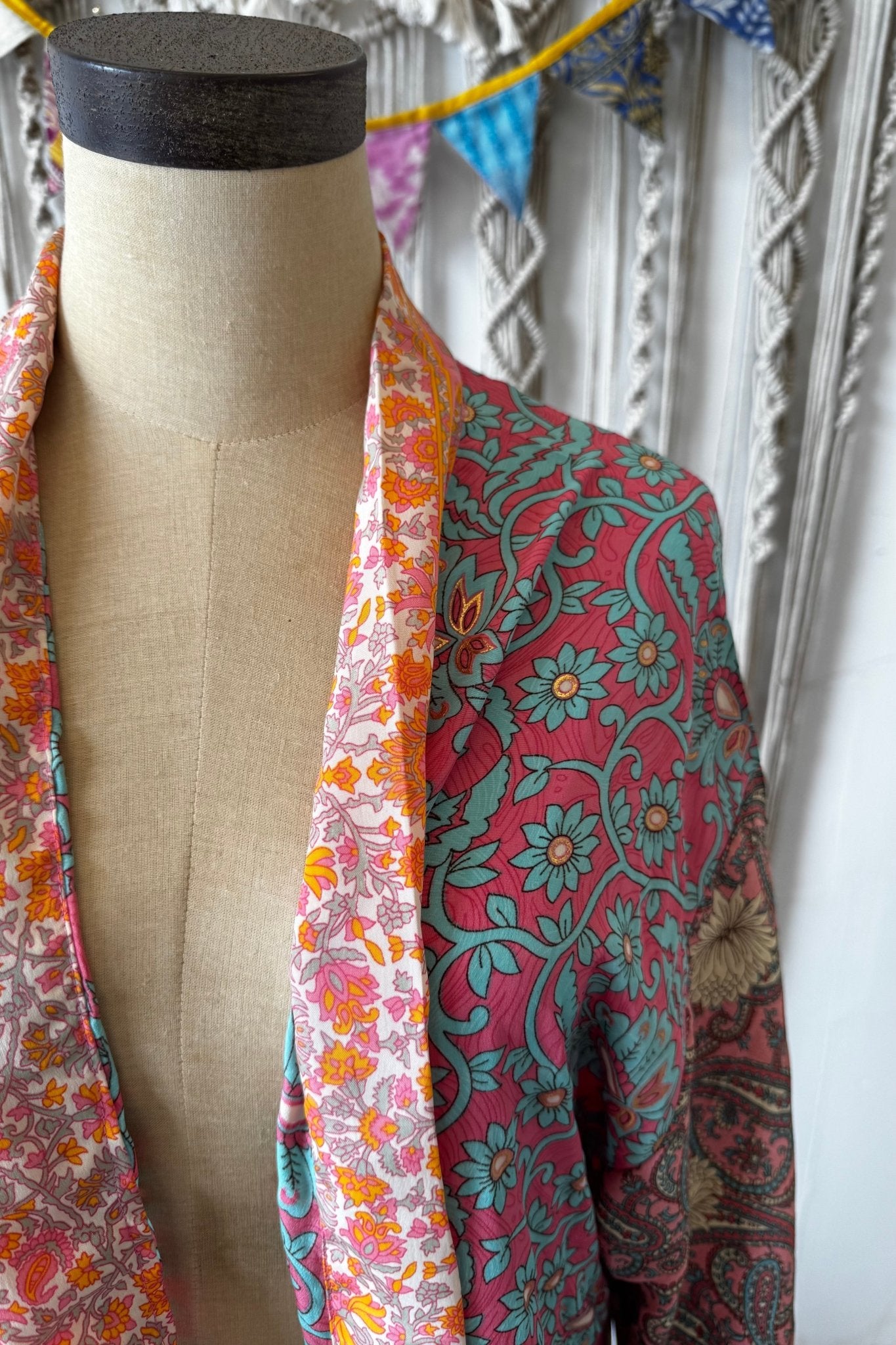 Poly Silk Kimono Combo 7 - ivyandlavyboutique Karma Highway