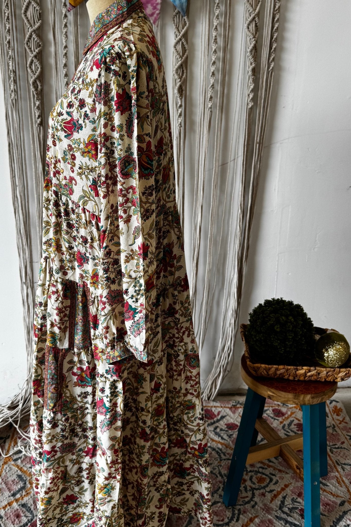 Poly Silk Long Sleeve Dress Combo A - ivyandlavyboutique Karma Highway
