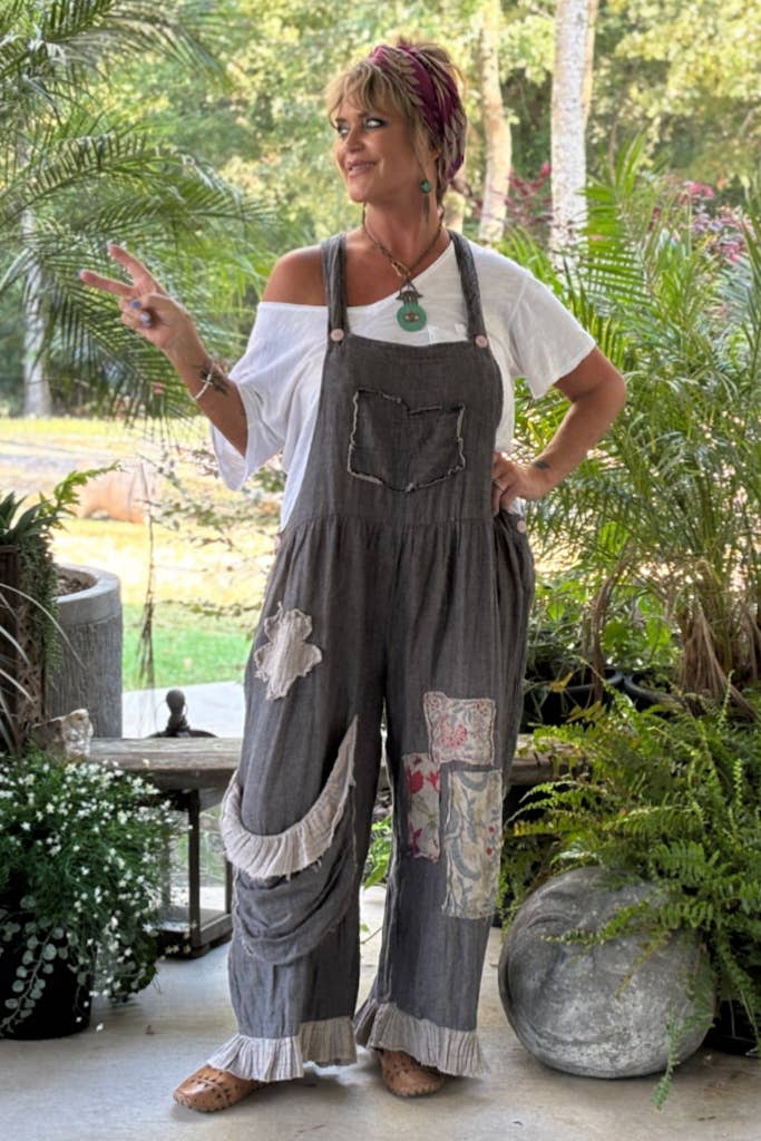 Prairie Views Overalls - ivyandlavyboutique Jaded Gypsy