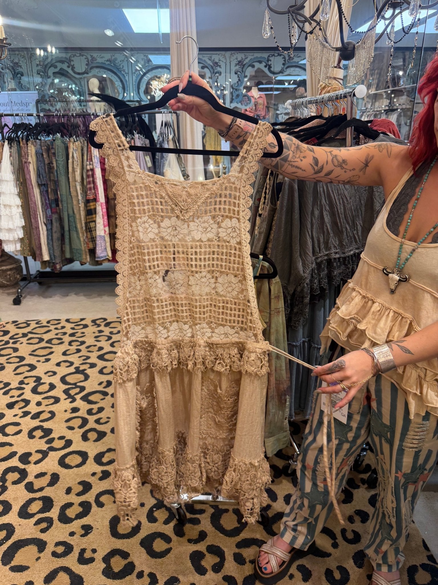 Pre Order Tattered Treasure Tunic - ivyandlavyboutique Jaded Gypsy
