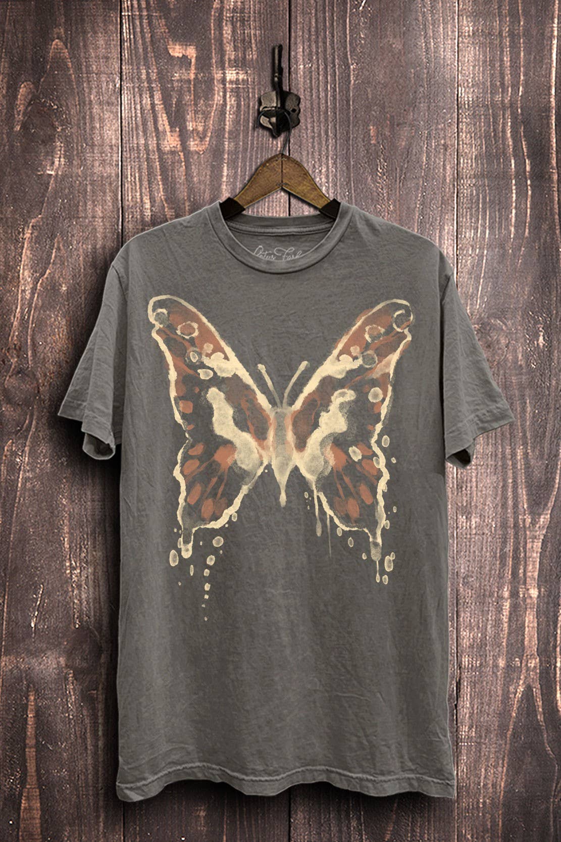 Preorder - Butterfly Soul Graphic Top - ivyandlavyboutique Lotus Fashion Collection