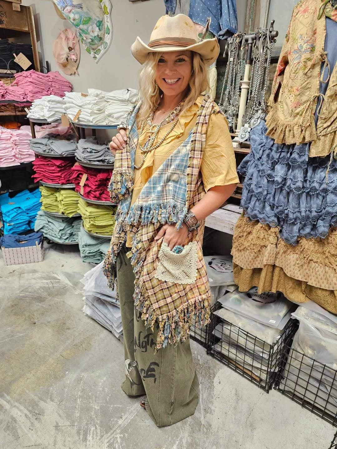 Preorder Denim Double Take Vest - ivyandlavyboutique A Rare Bird Shop