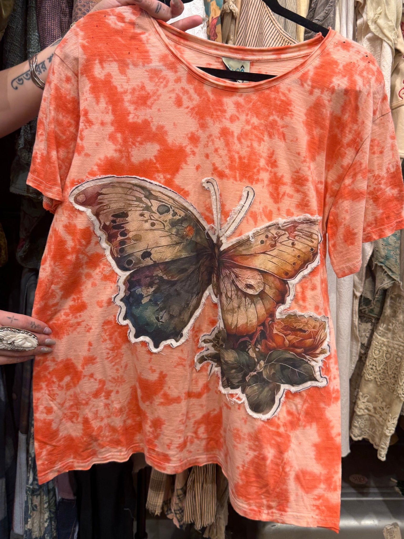 Preorder Moon Dance Tee Flutter Away - Shipping End of July - ivyandlavyboutique Jaded Gypsy