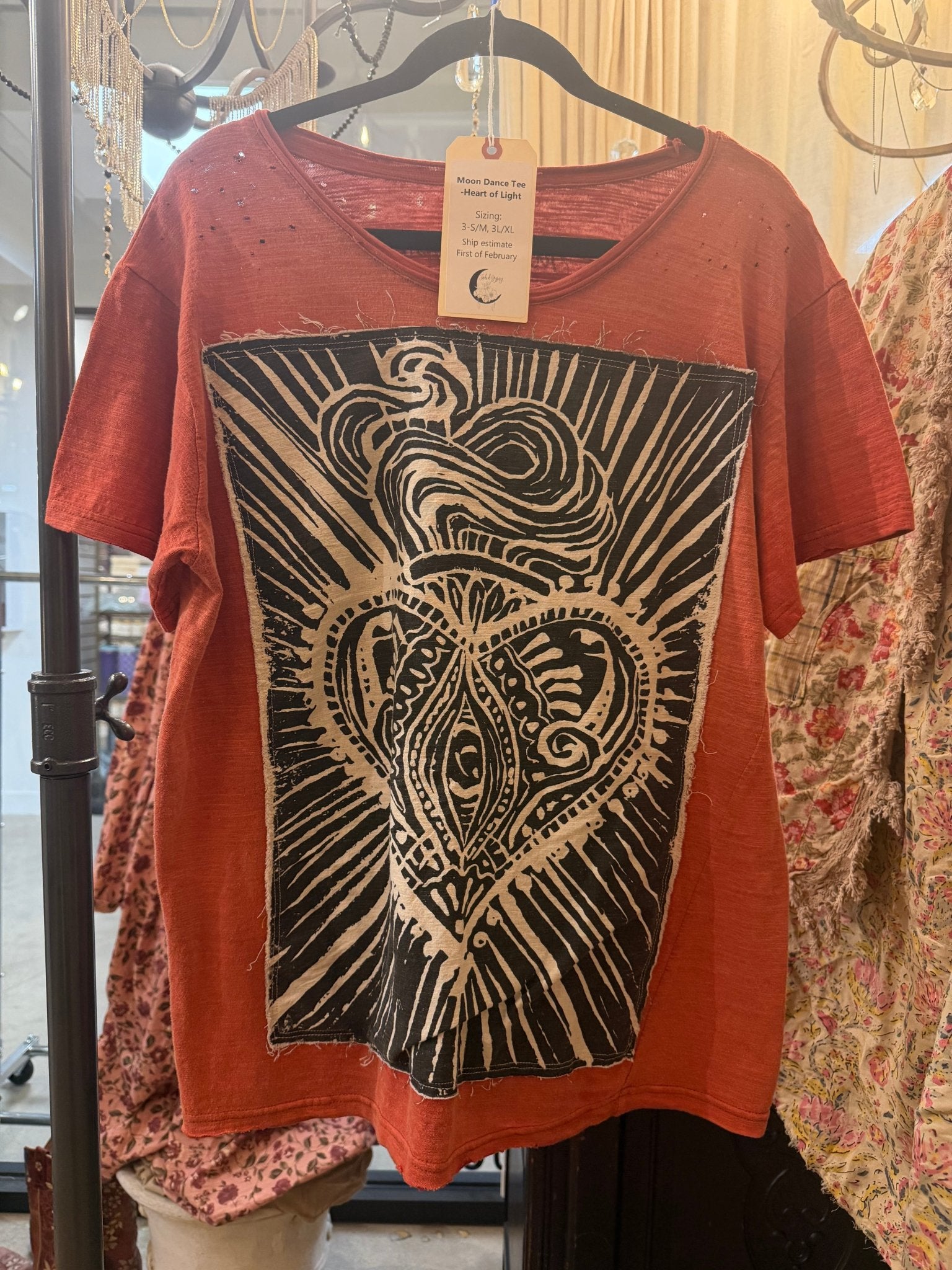 PREORDER Moon Dance Tee in Heart of Light - ivyandlavyboutique ivyandlavyboutique