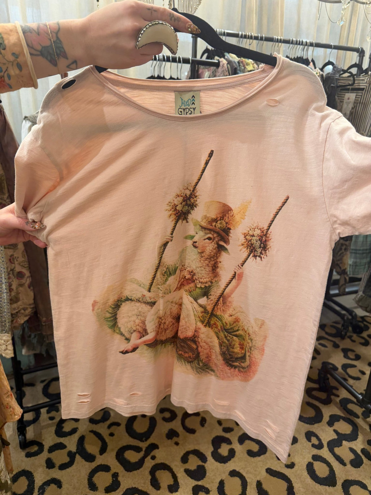 Preorder Ships In December Moon Dance Tee Swing Lamb - Boho Wanderlust Boutique Jaded Gypsy